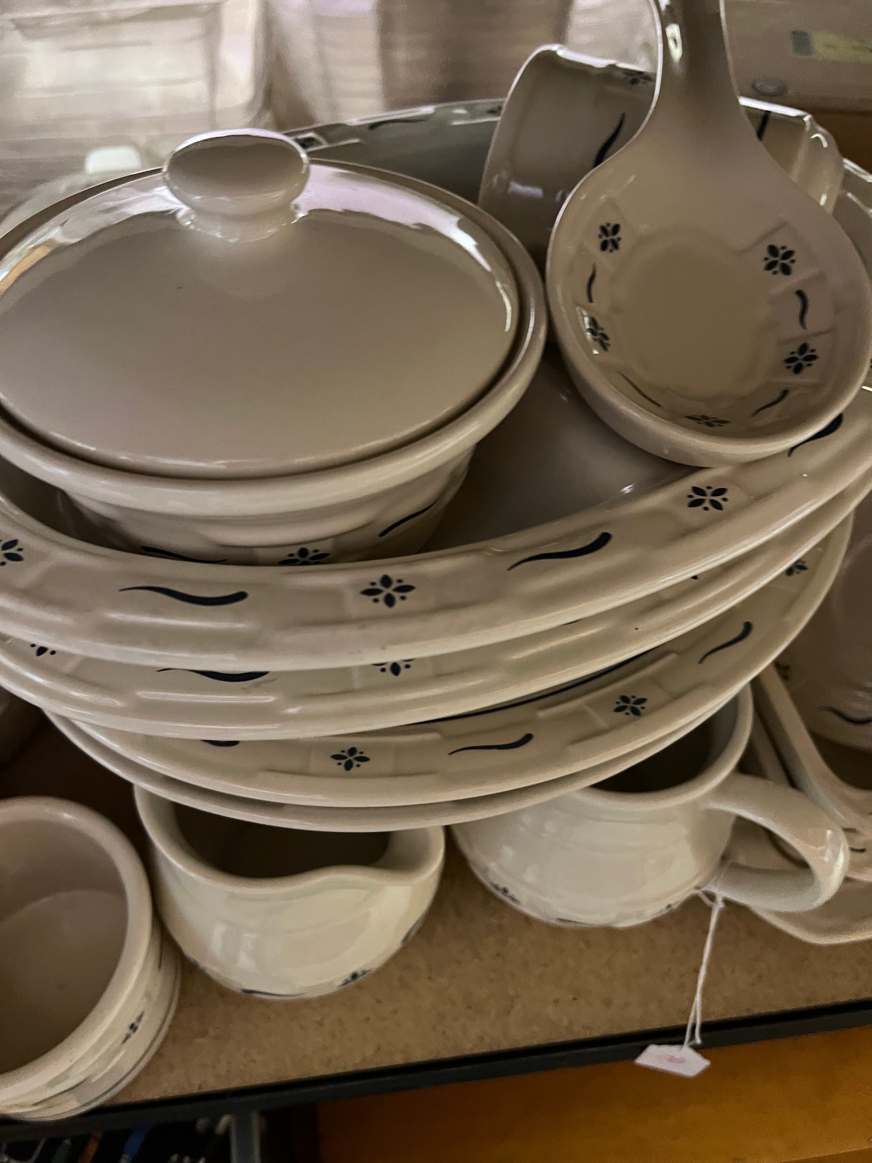 Longaberger dishes set best sale