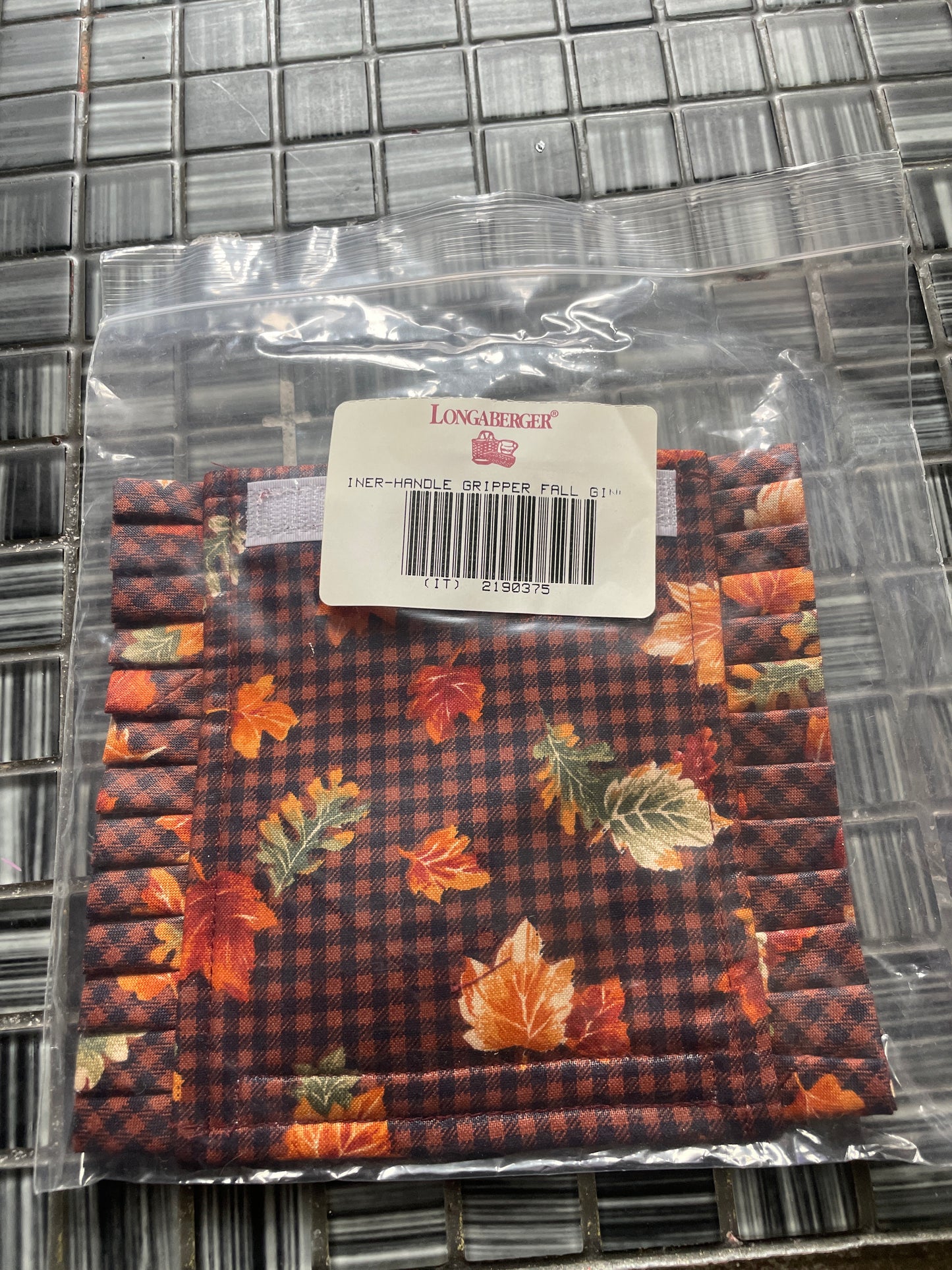 Longaberger Liner handle gripper fall gin