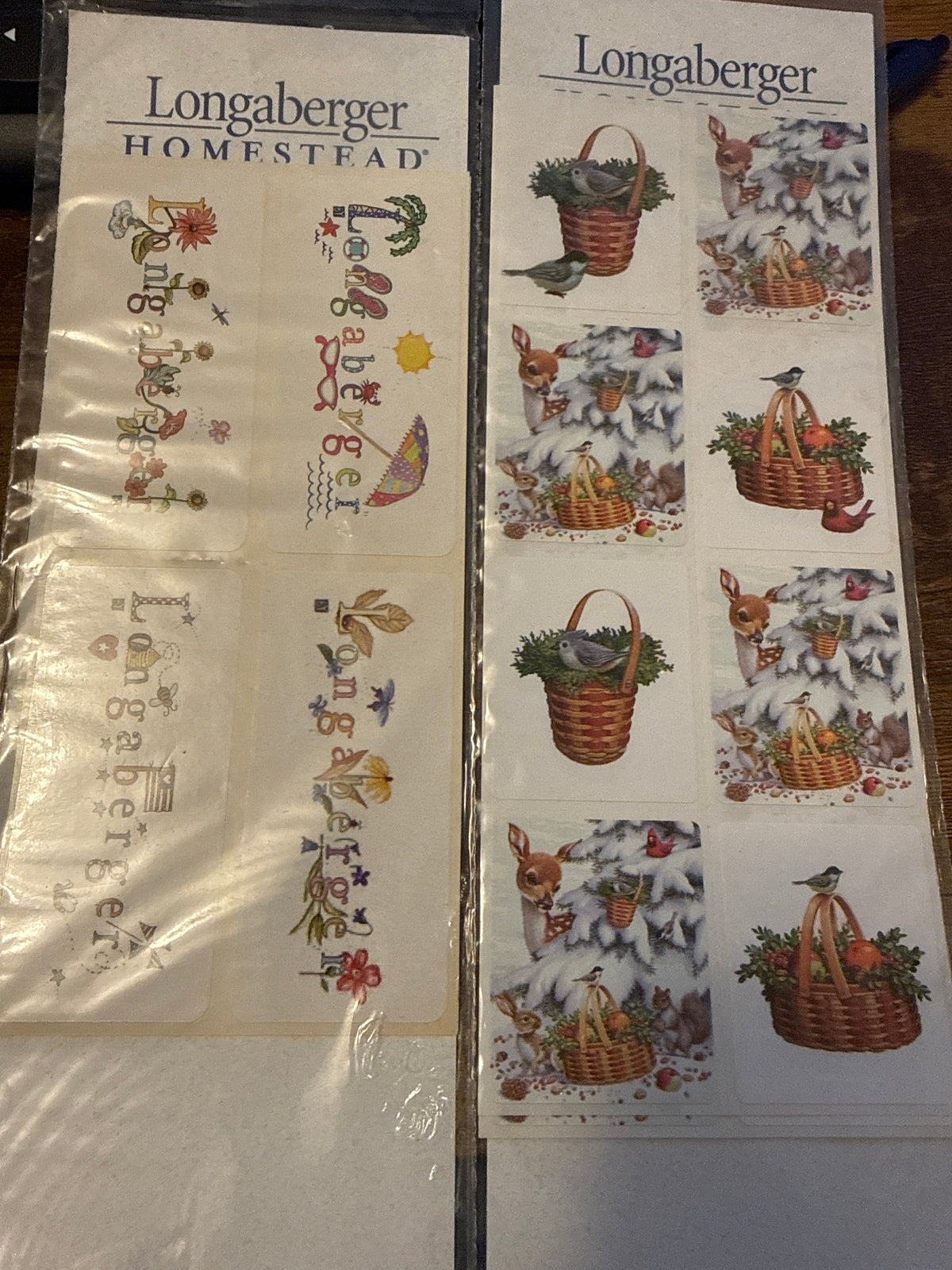 Longaberger stickers