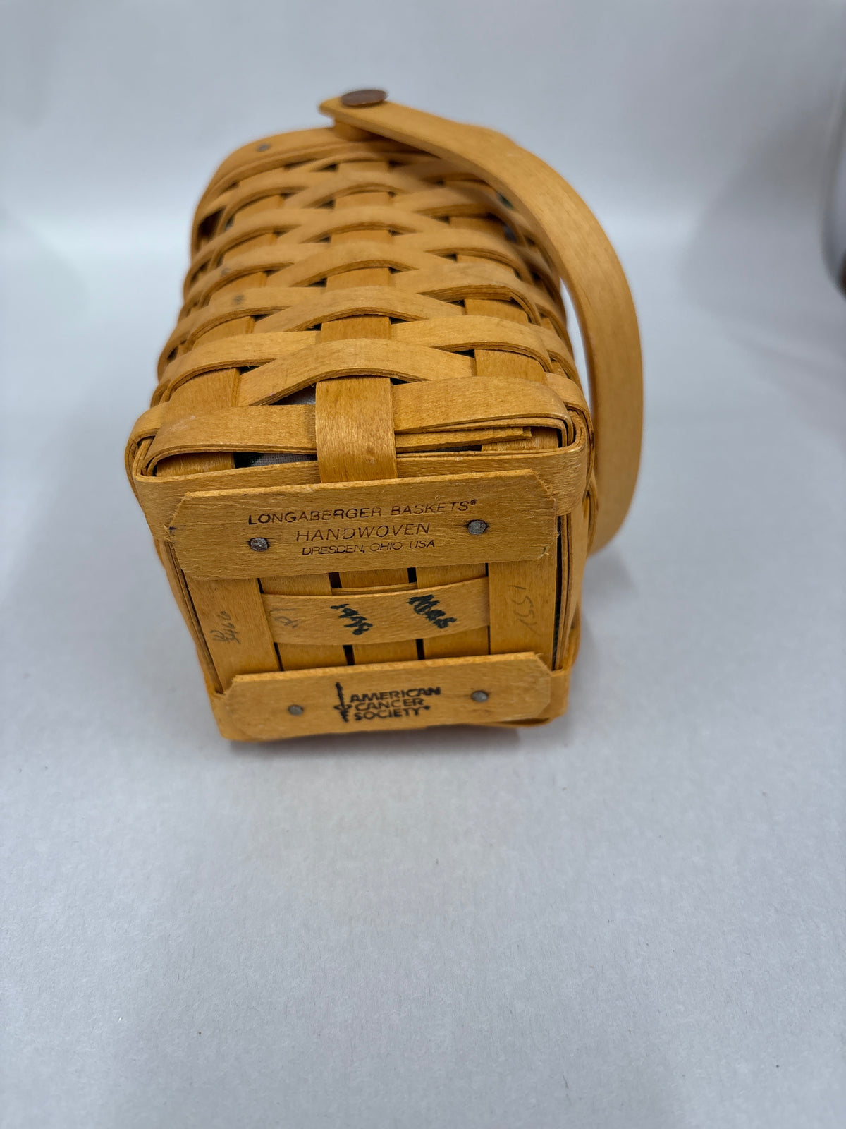 Longaberger 1998 Horizon of Hope Basket with Liner and Protector