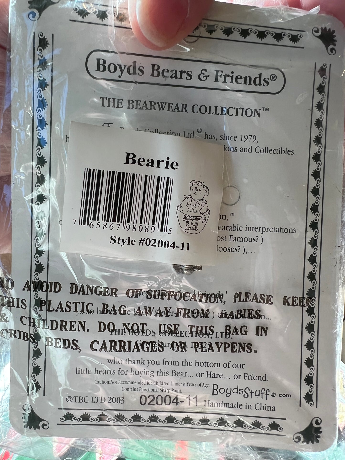 Boyd’s bear bearie