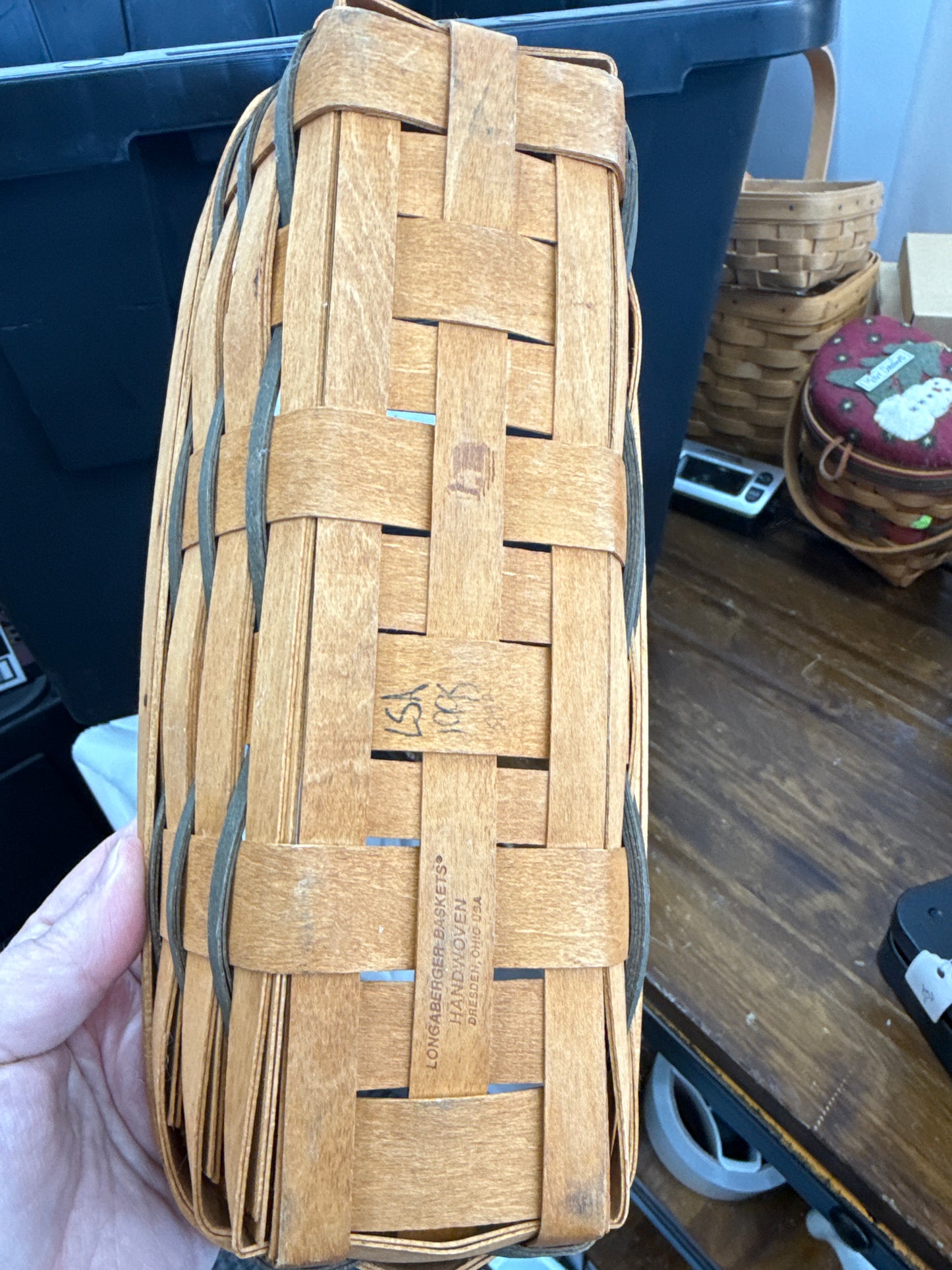Longaberger cracker basket