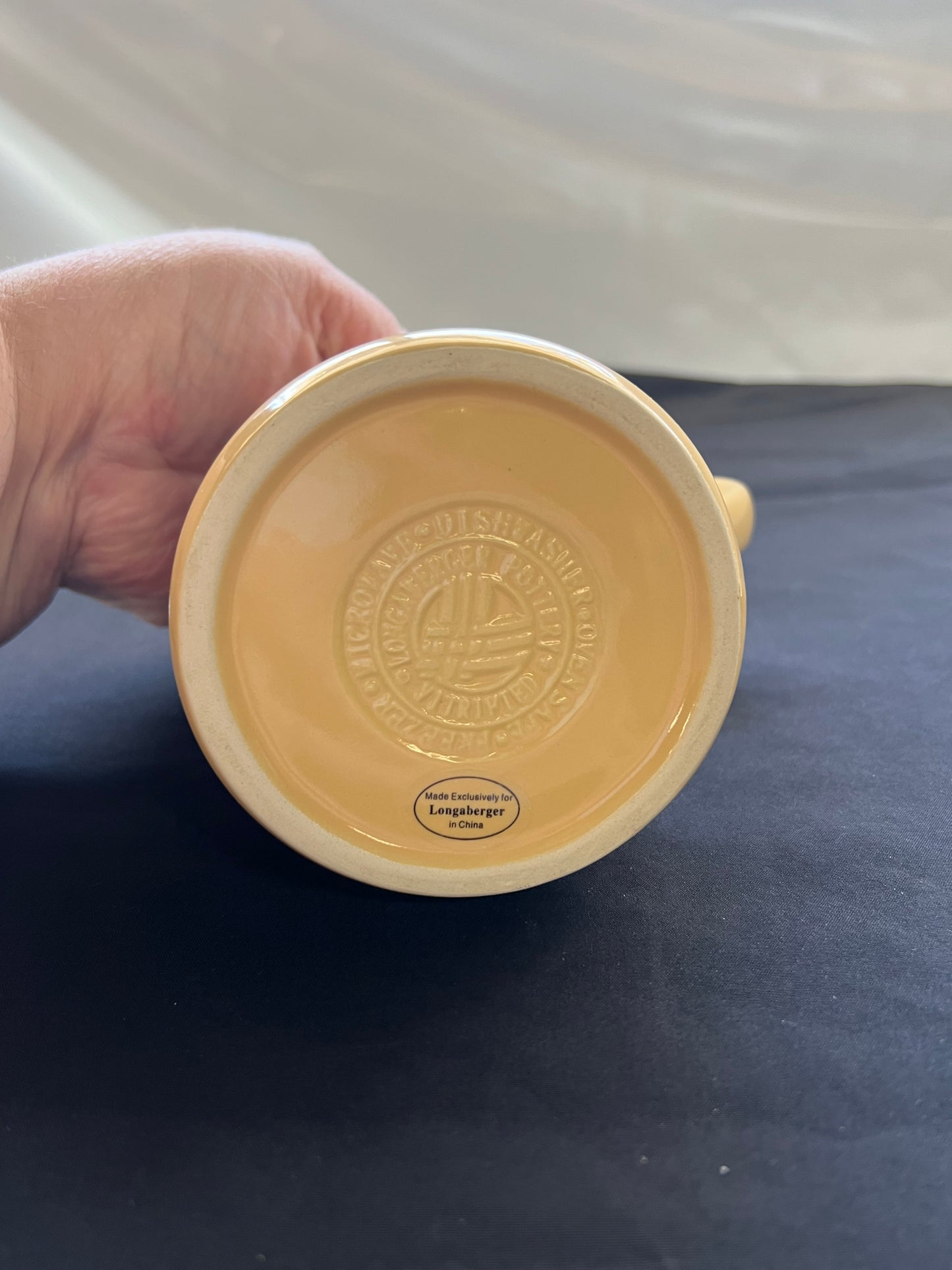 Longaberger Cottage Creamer in Butternut