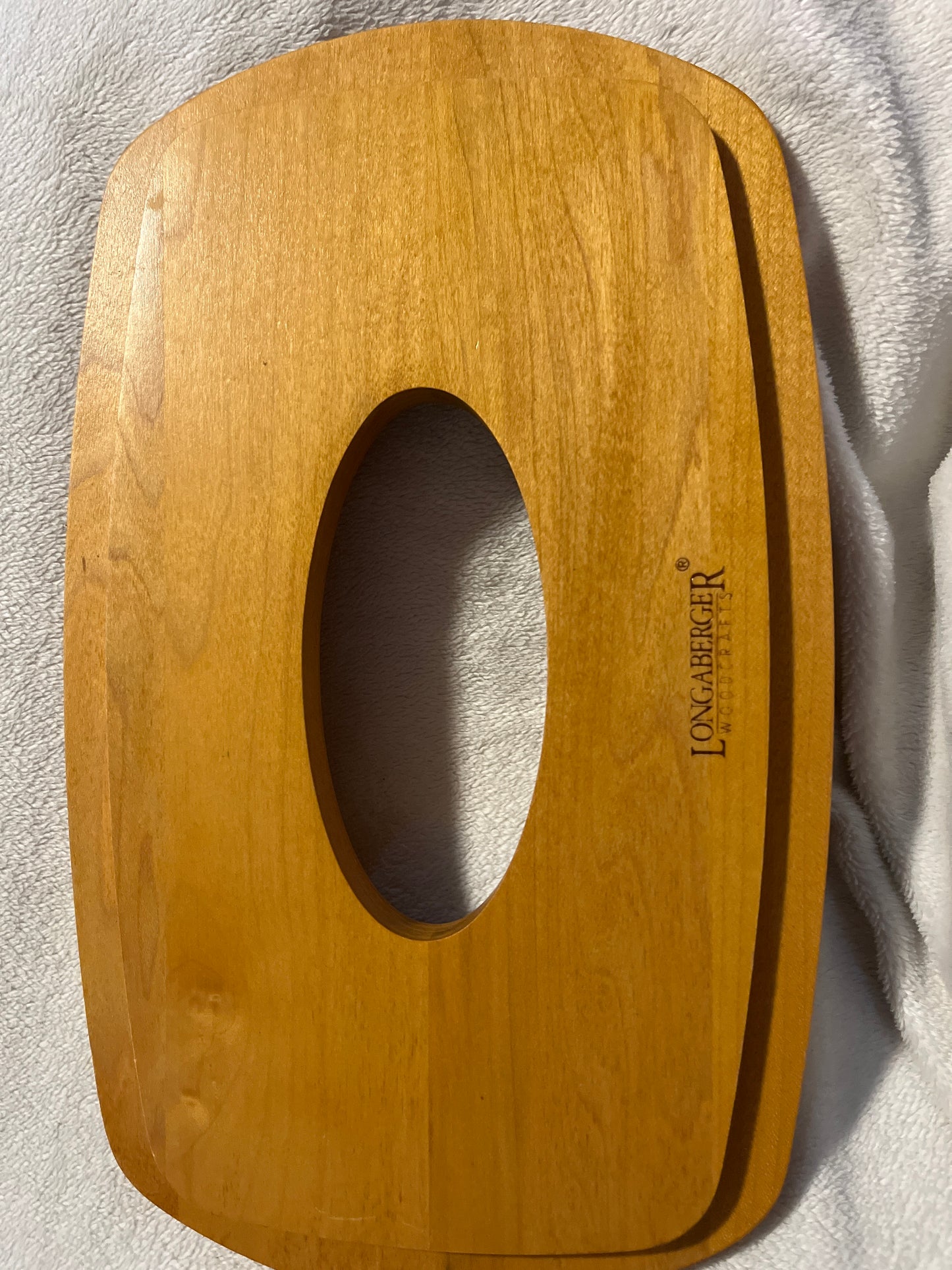 Longaberger 10.75”x6.5” tissue box lid