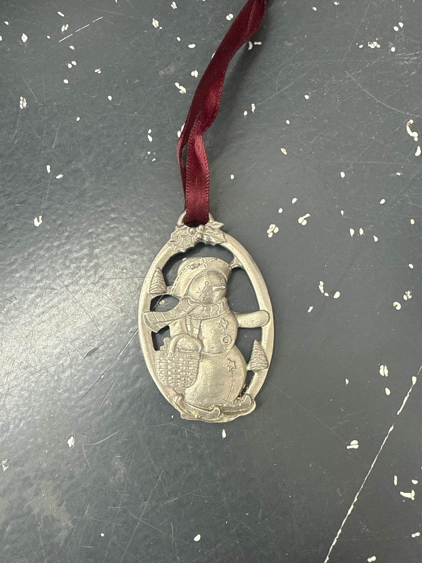 Longaberger pewter ornament