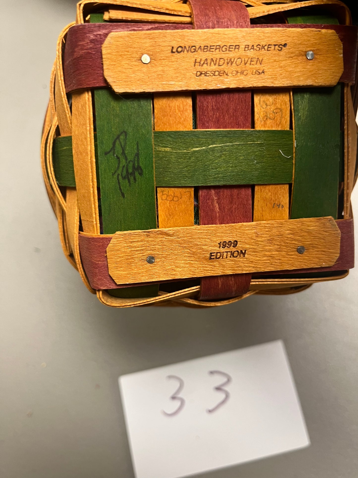 Longaberger small Easter basket