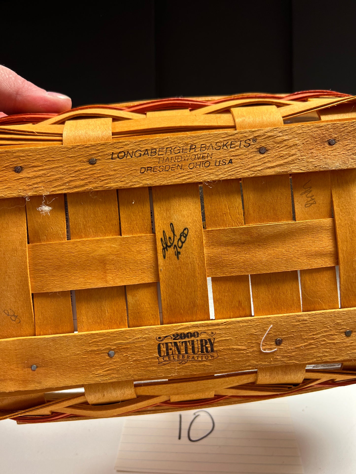 Longaberger Mother’s Day Early Blossoms Basket with Protector