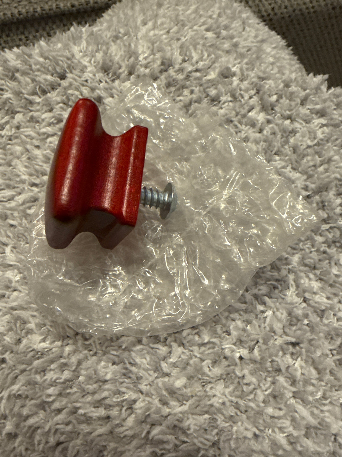 Longaberger red square knob