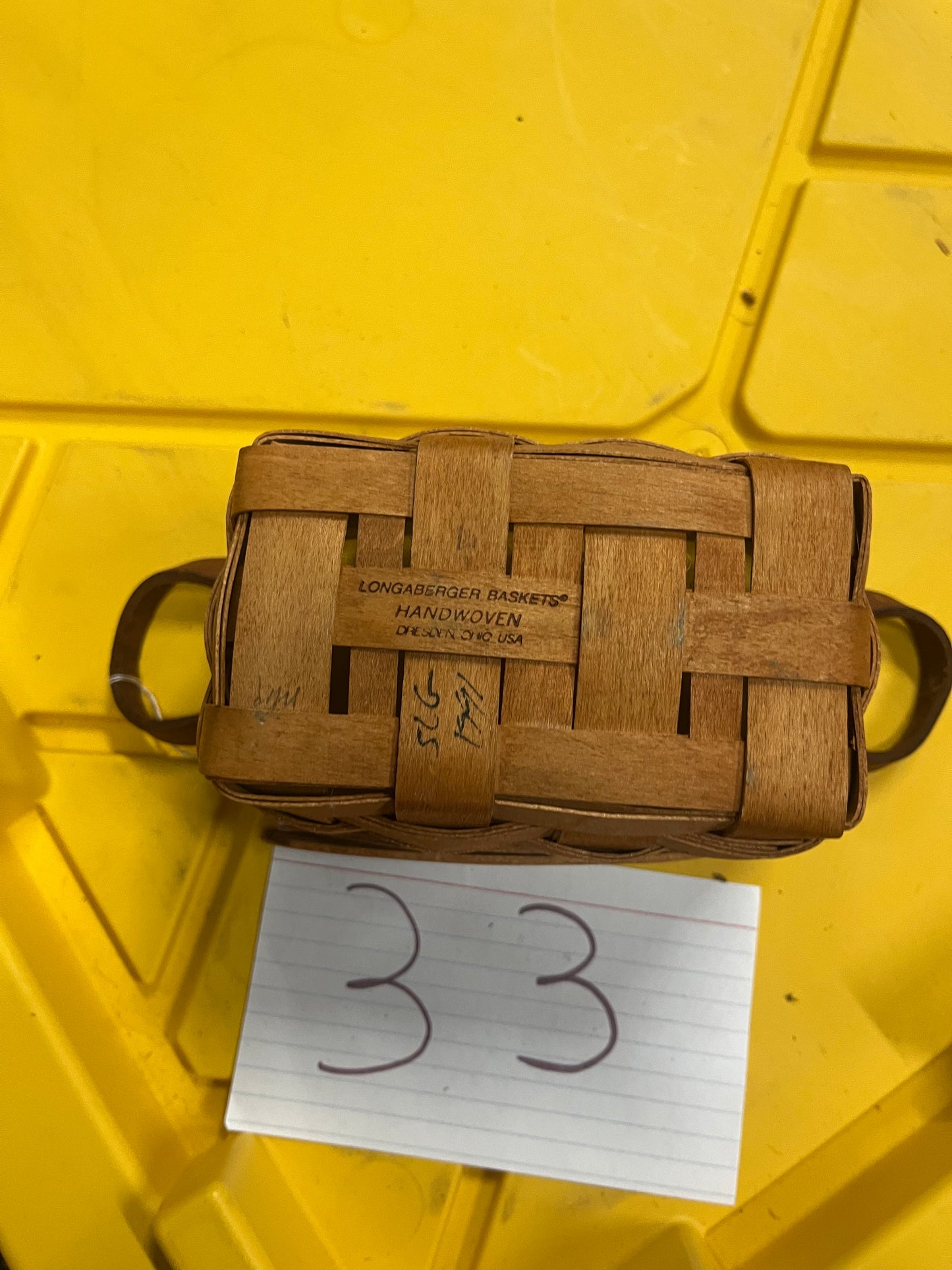 Longaberger salt and pepper basket