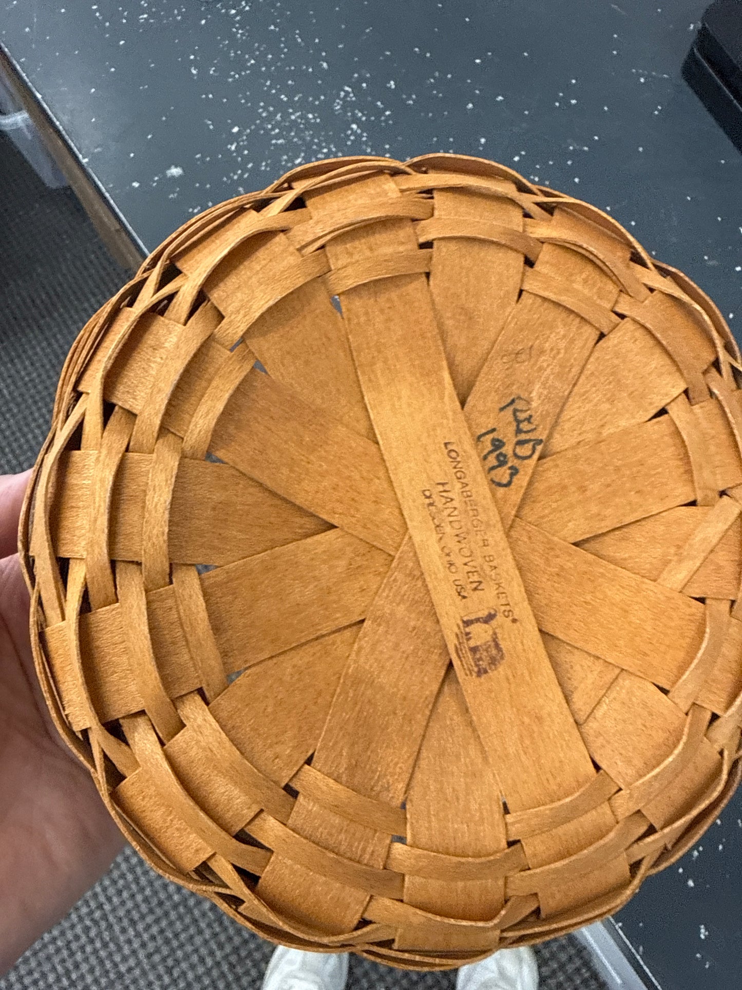 Longaberger heartland button basket