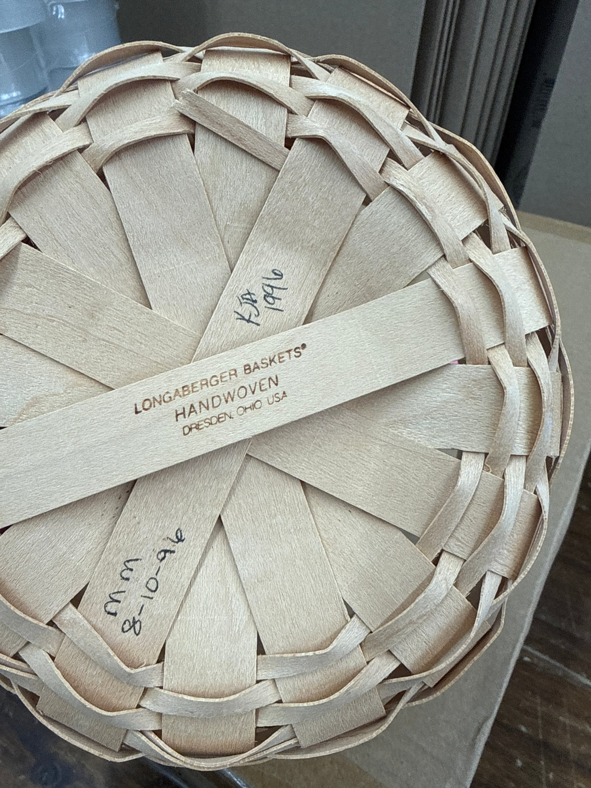 Longaberger button basket