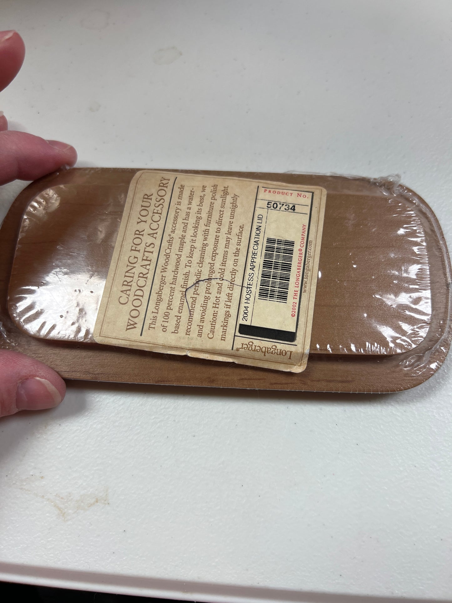 Longaberger 2004 hostess appreciation lid