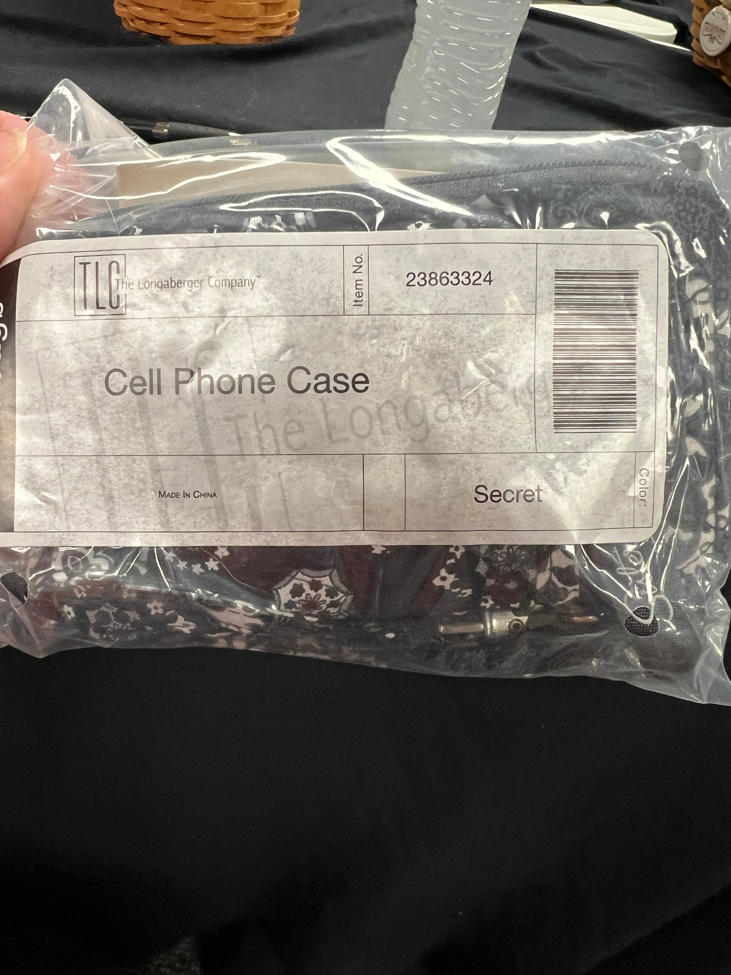 Cell phone case in secret