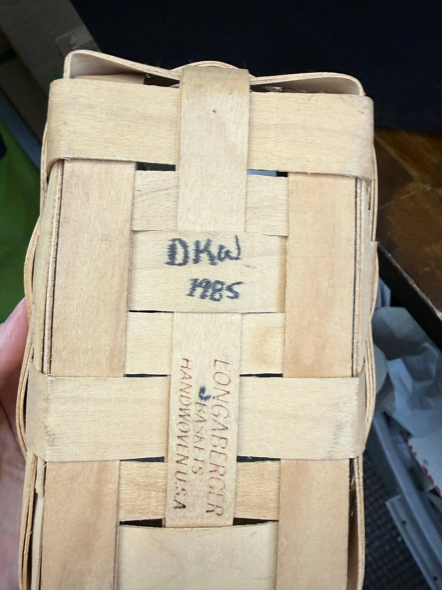 Longaberger tea basket