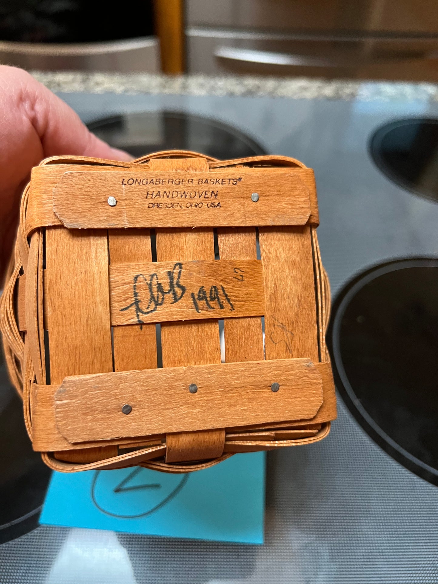 Longaberger 1991 Small Basket