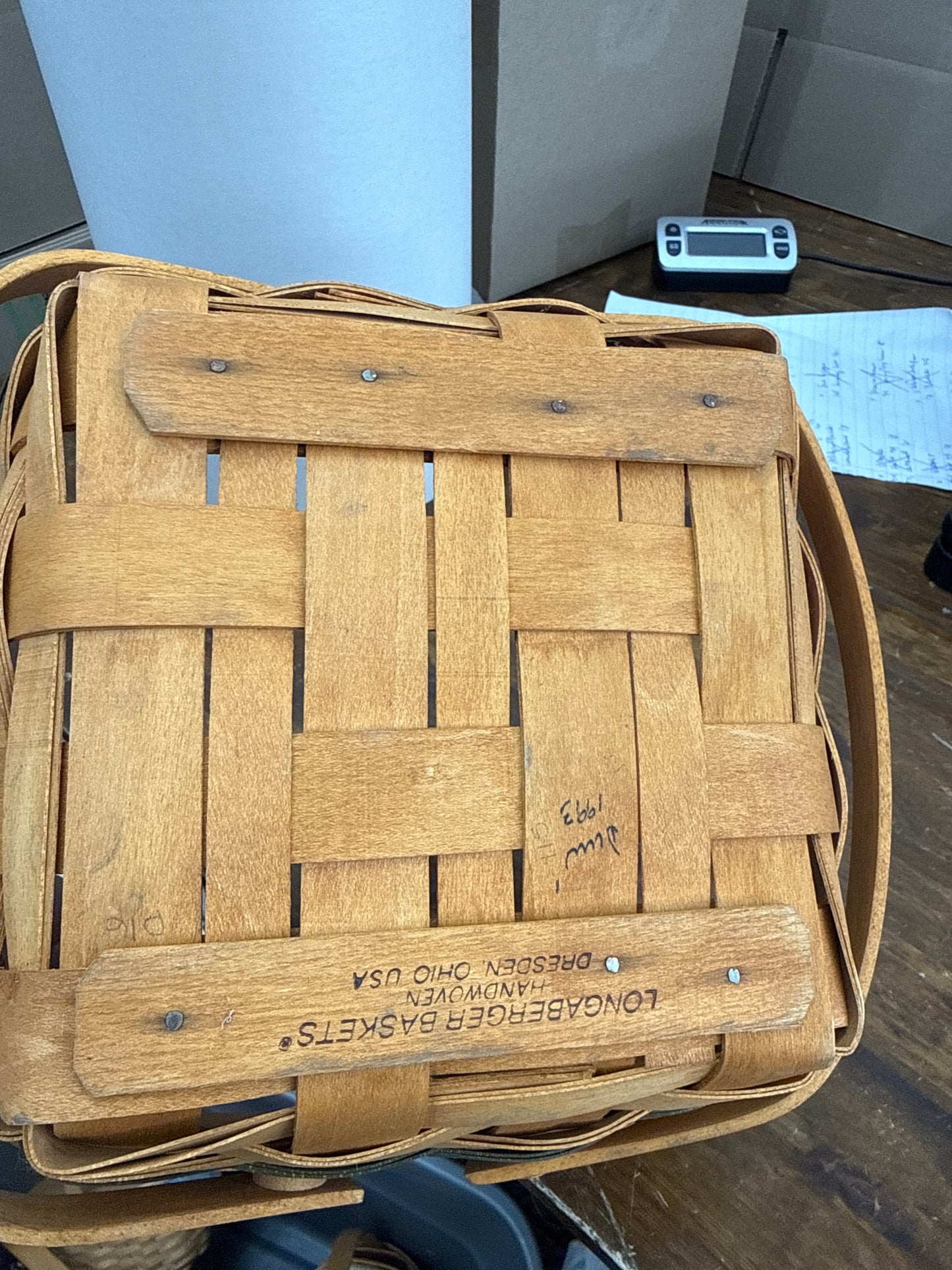Longaberger bayberry basket
