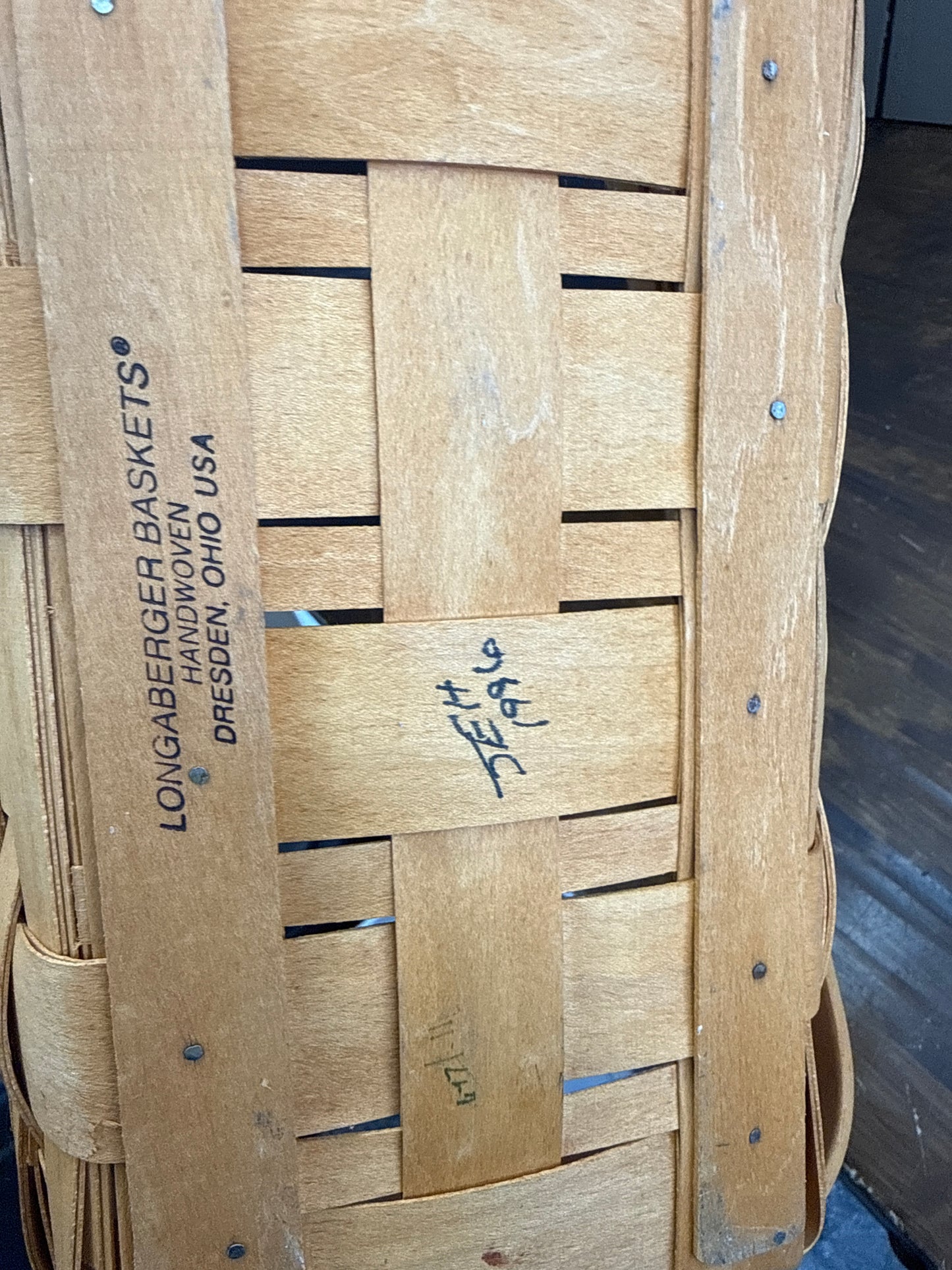 Longaberger large vegetable basket