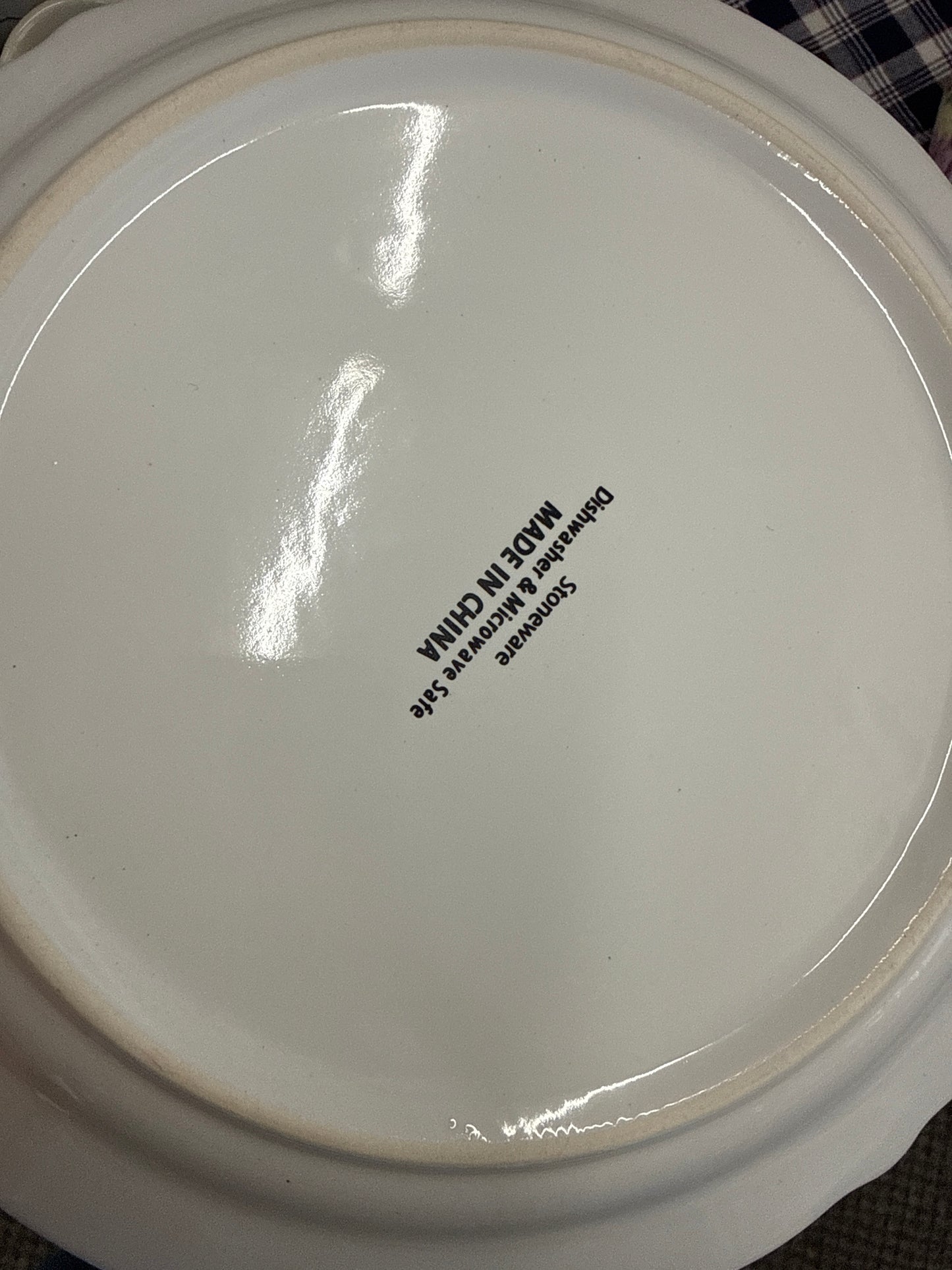 Homestead reindeer plate