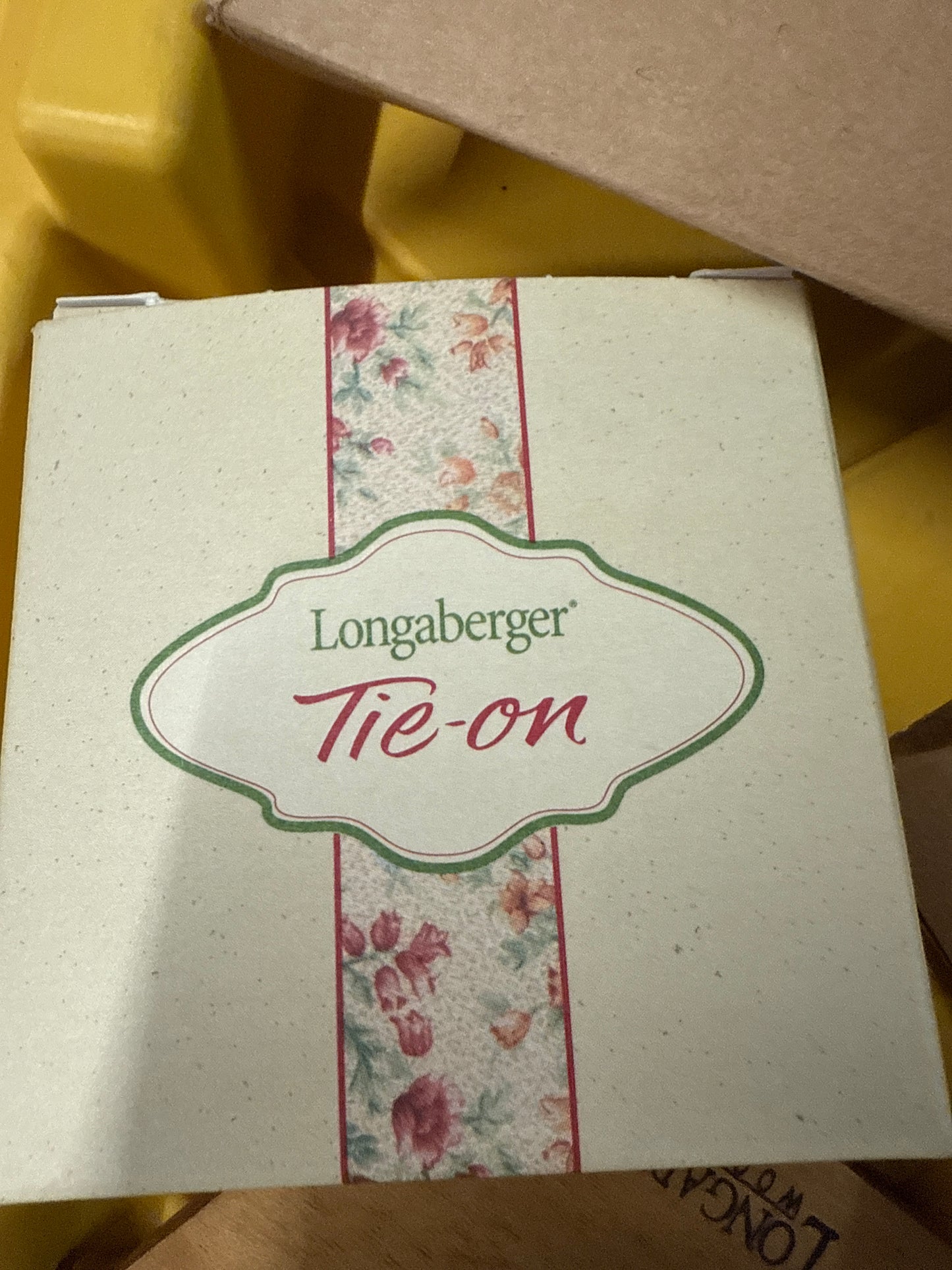 Longaberger To Mom With Love Tie On