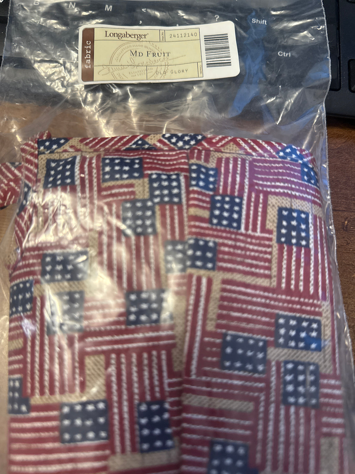 Longaberger medium fruit liner in old glory