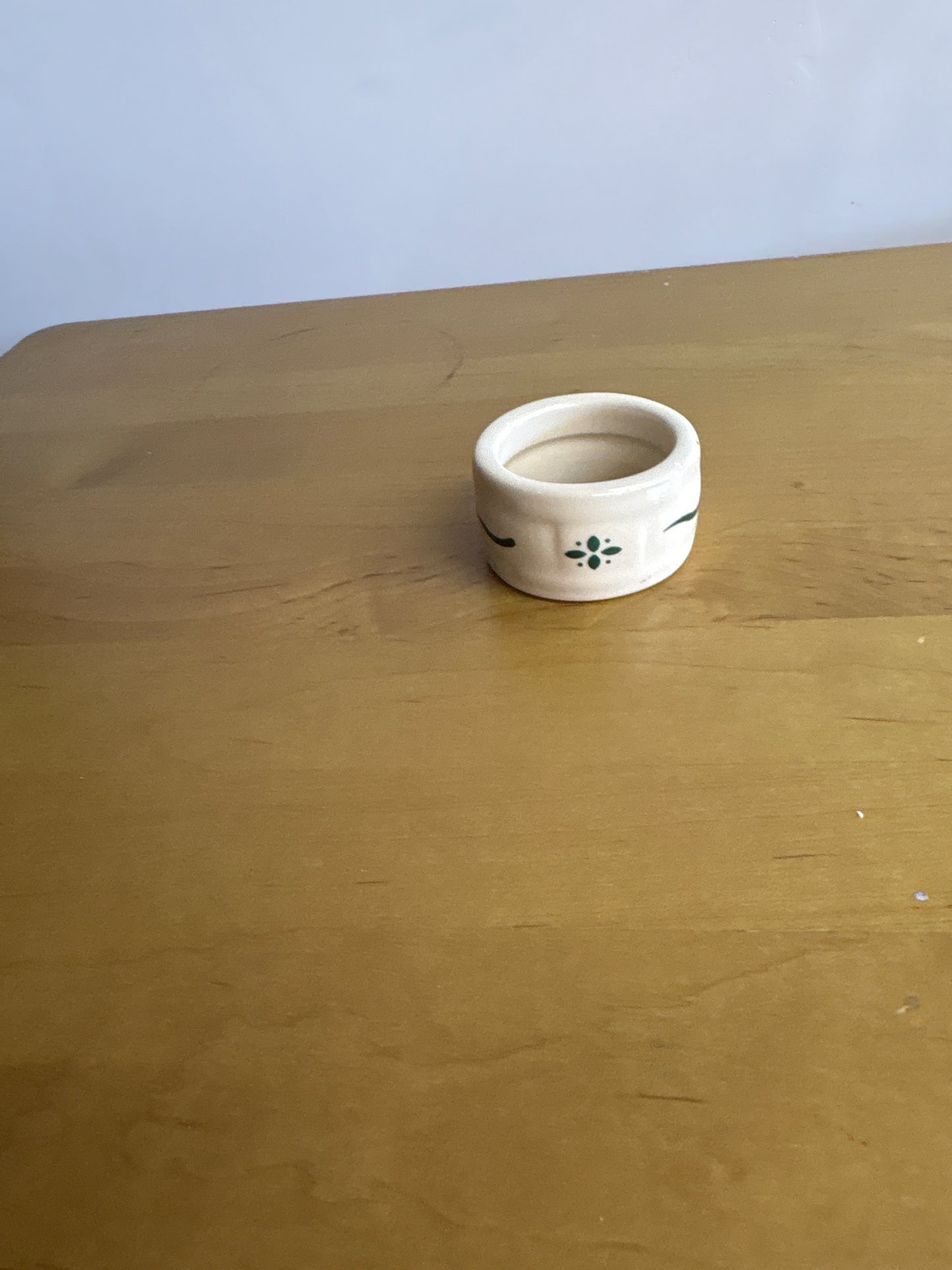 Longaberger Napkin Ring in Heritage Green