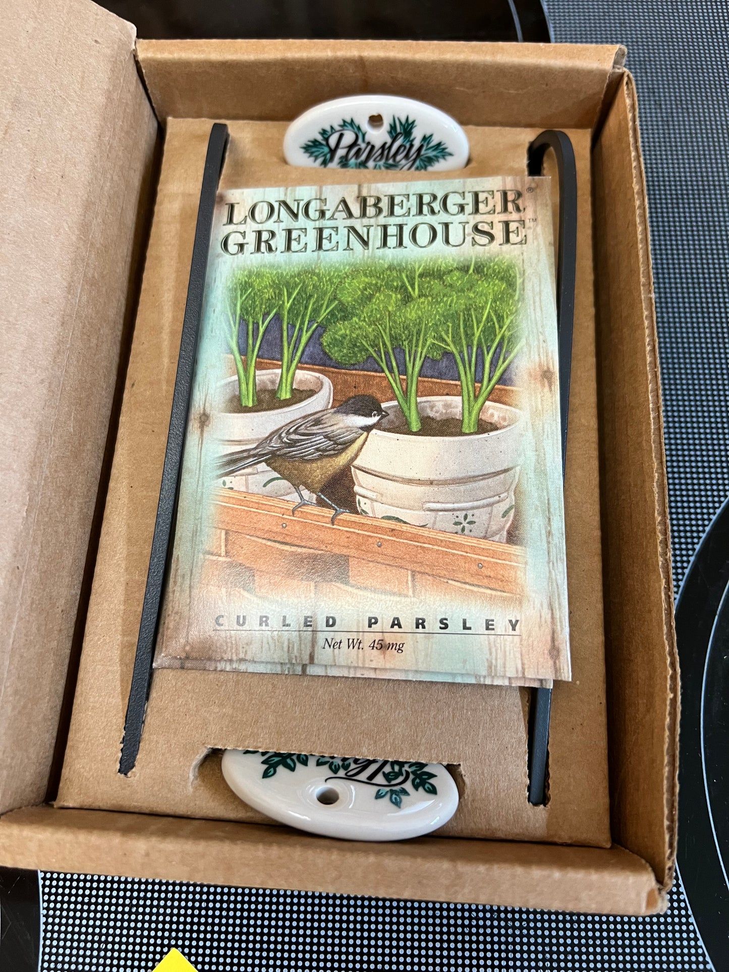 Longaberger parsley & thyme Greenhouse