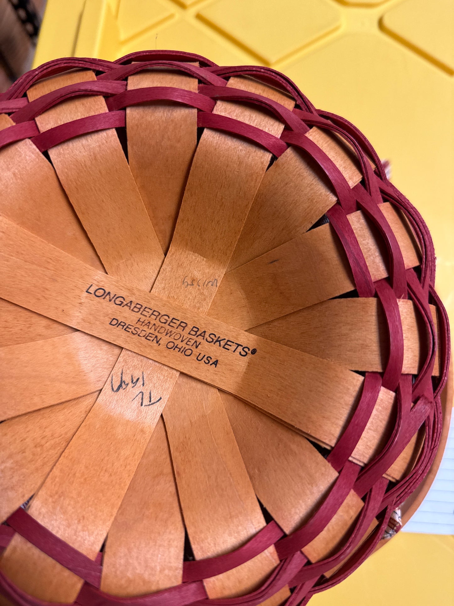 Longaberger collectors club homestead with liner and protector