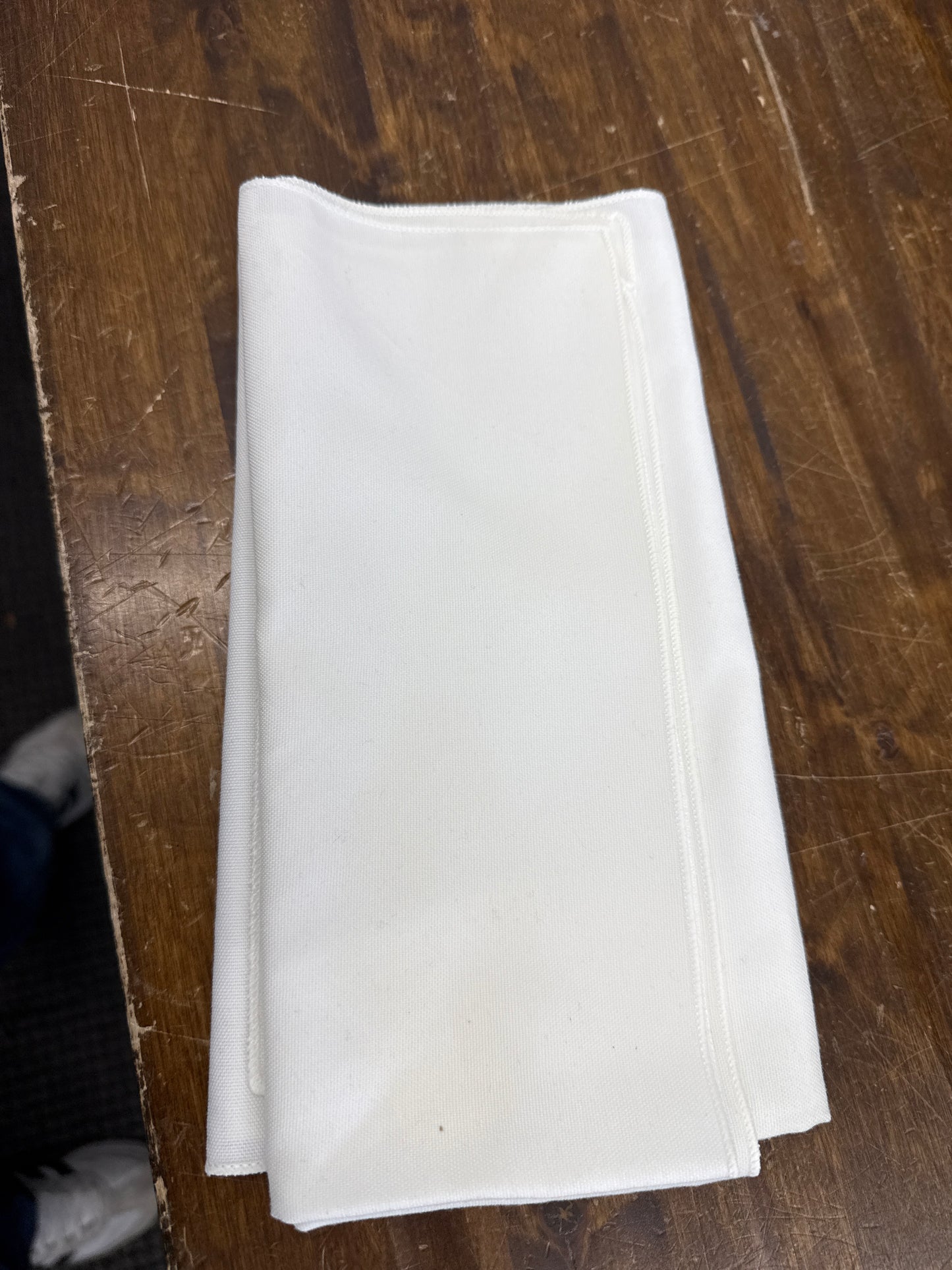 Homestead set of 2 white napkins