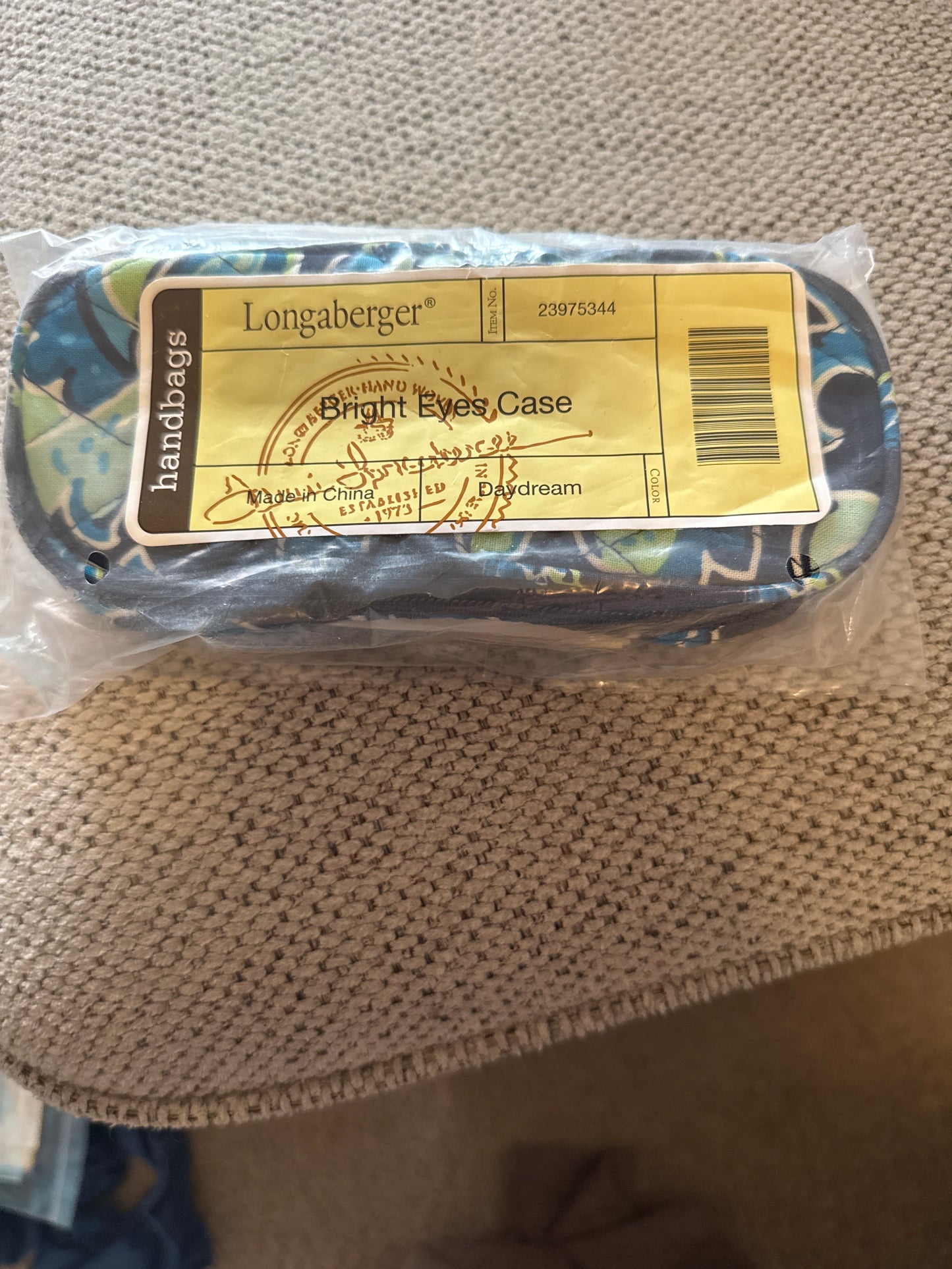 Longaberger bright eyes case
