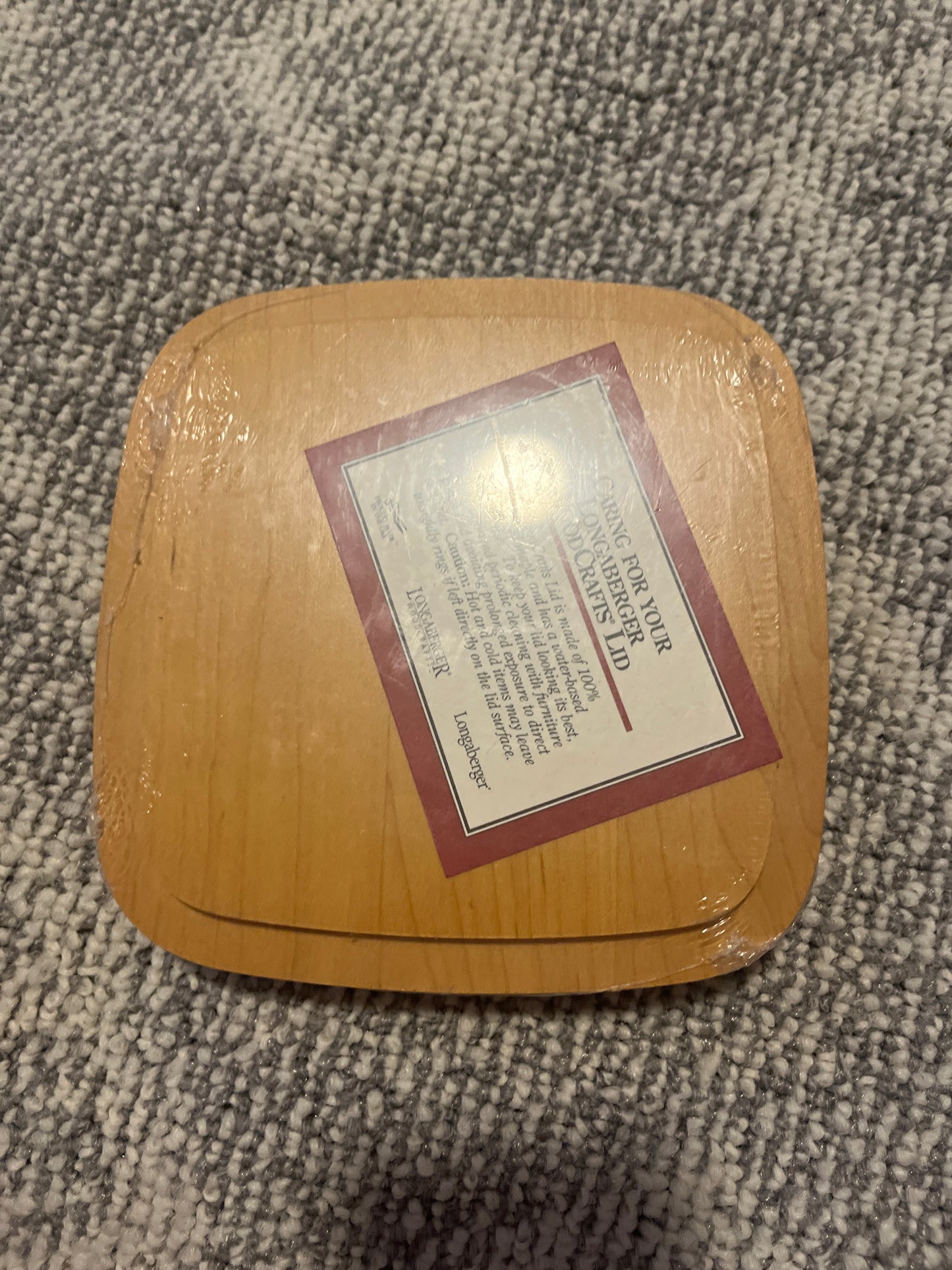 Longaberger medium spoon lid