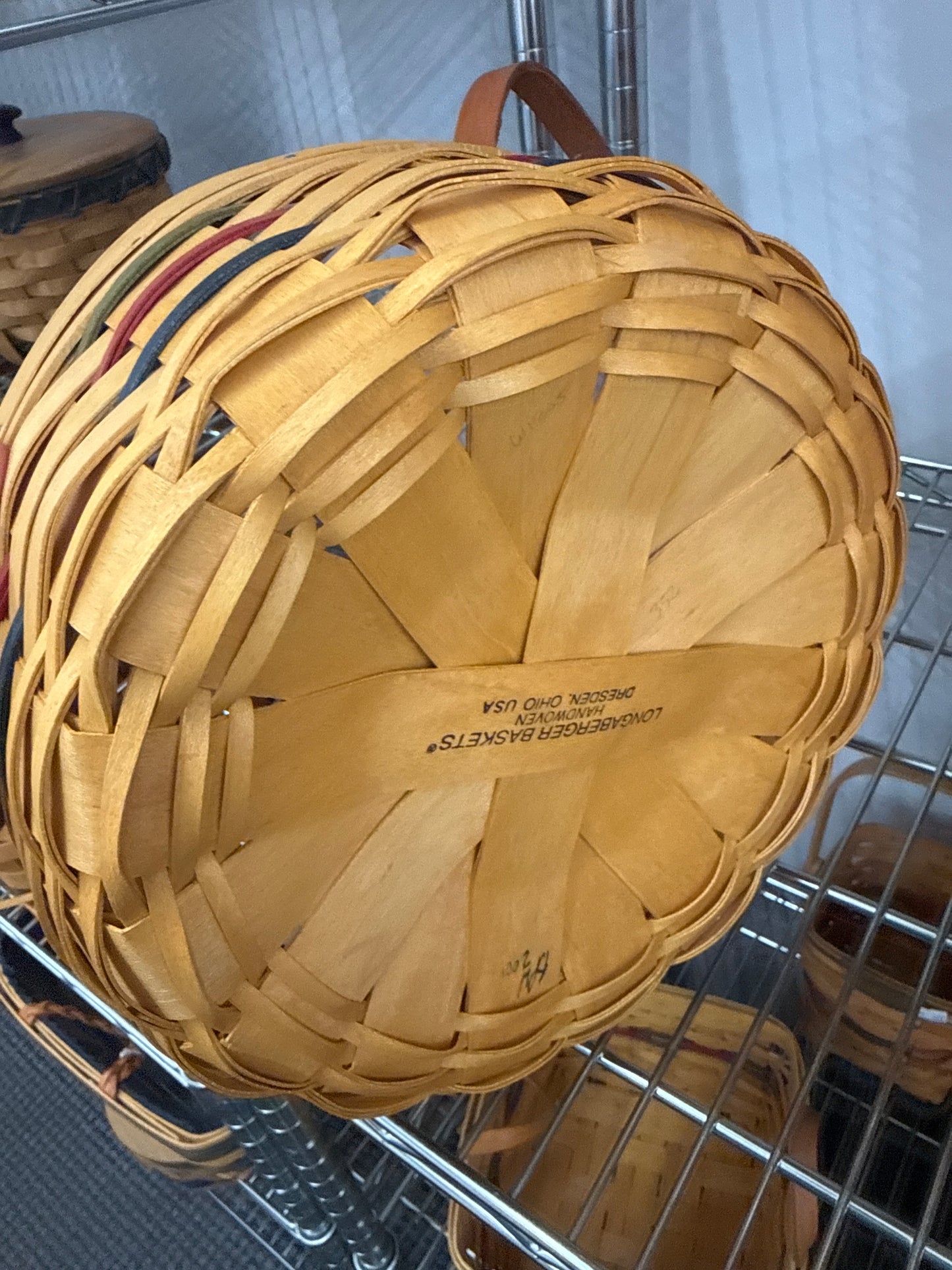 Longaberger darning basket