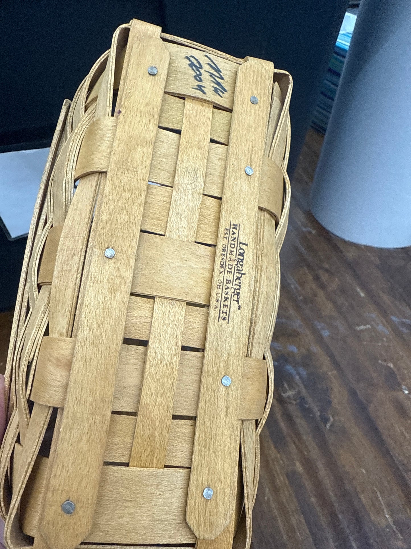 Longaberger thank you basket