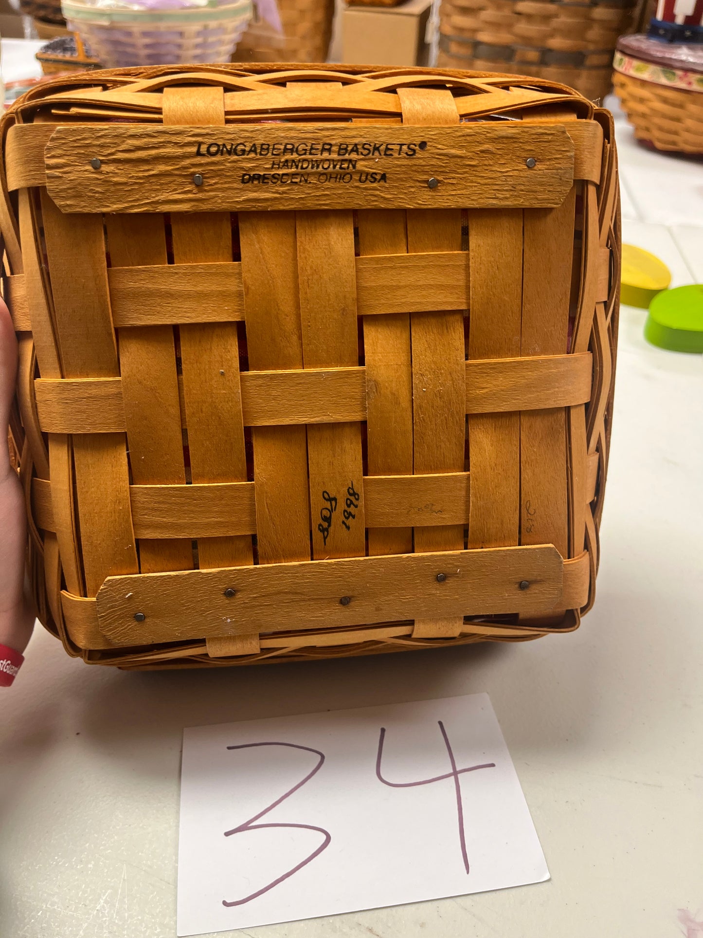 Longaberger picnic pal basket