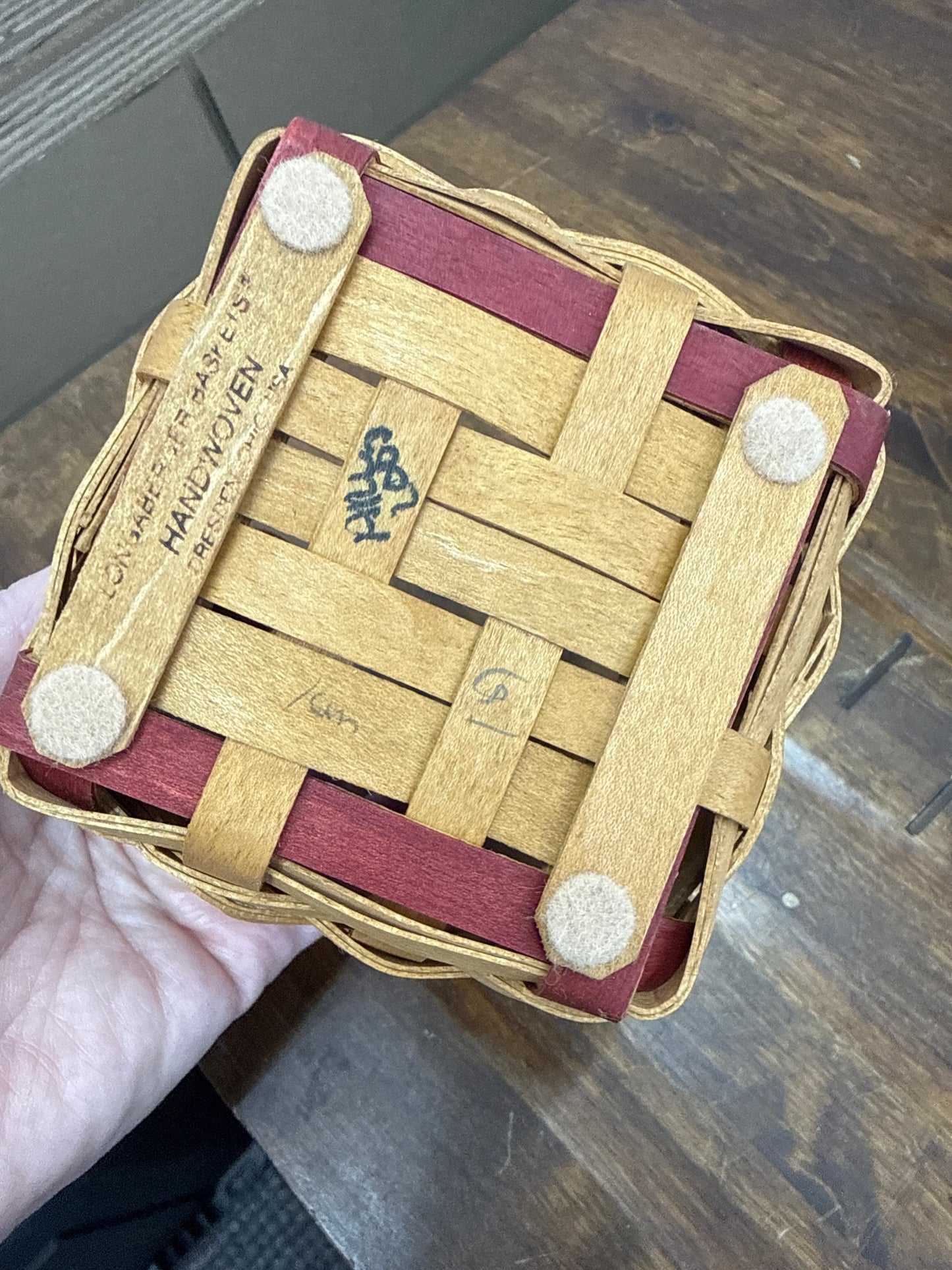 Longaberger little sweetest gift basket
