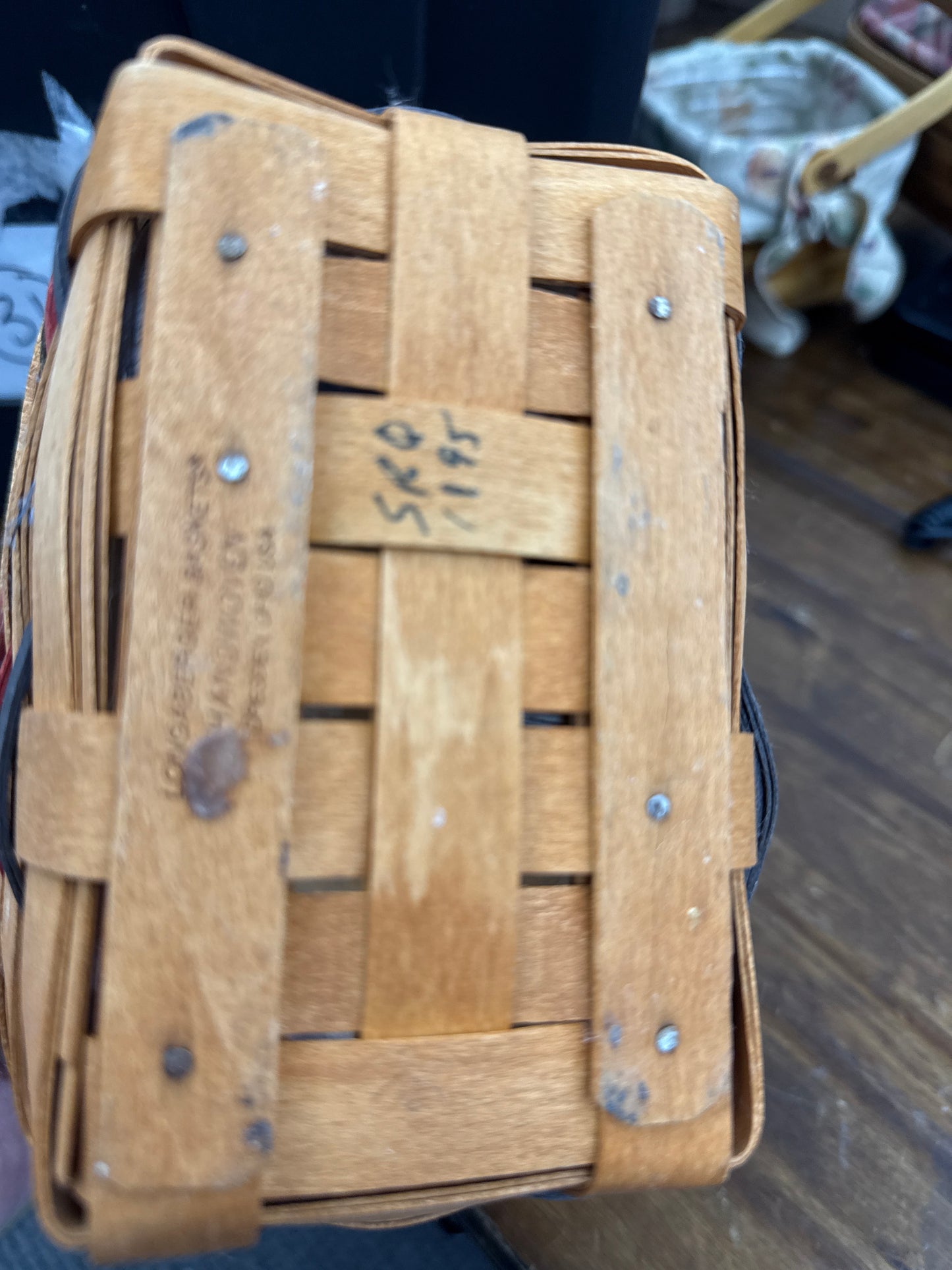 Longaberger heartland tea basket with protector