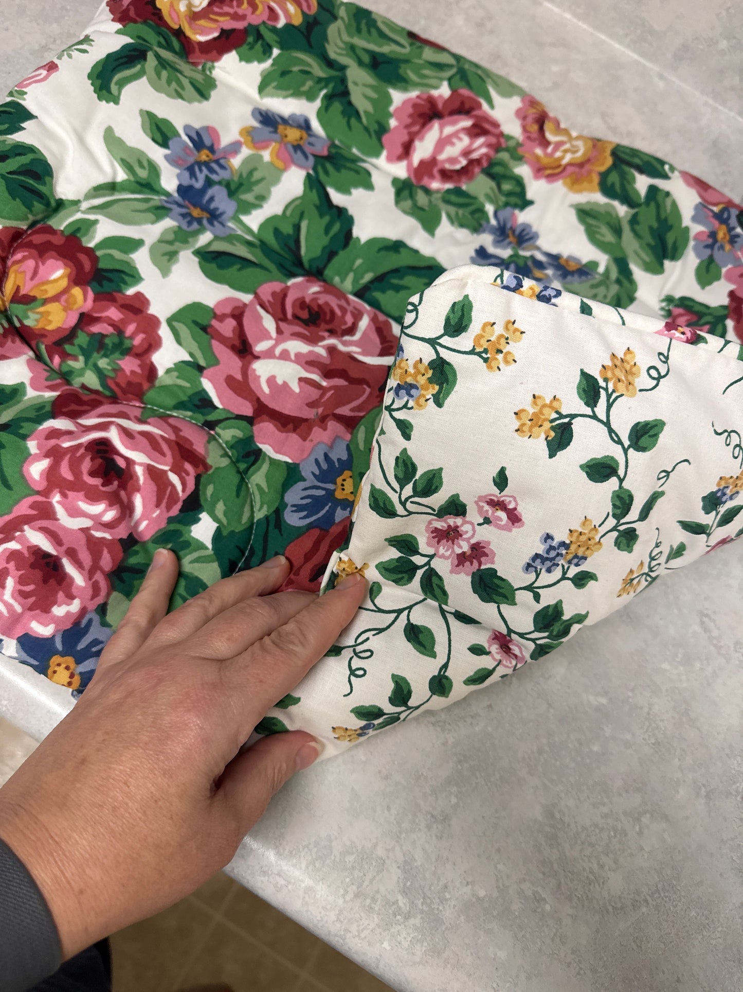 Longaberger comforter sample