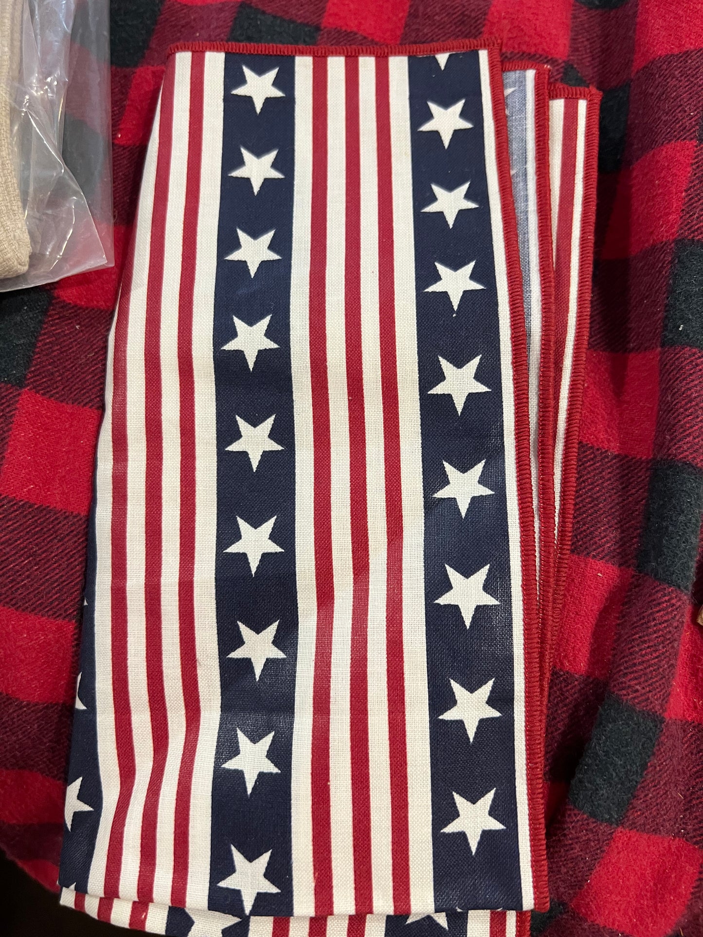 Longaberger napkin in All American