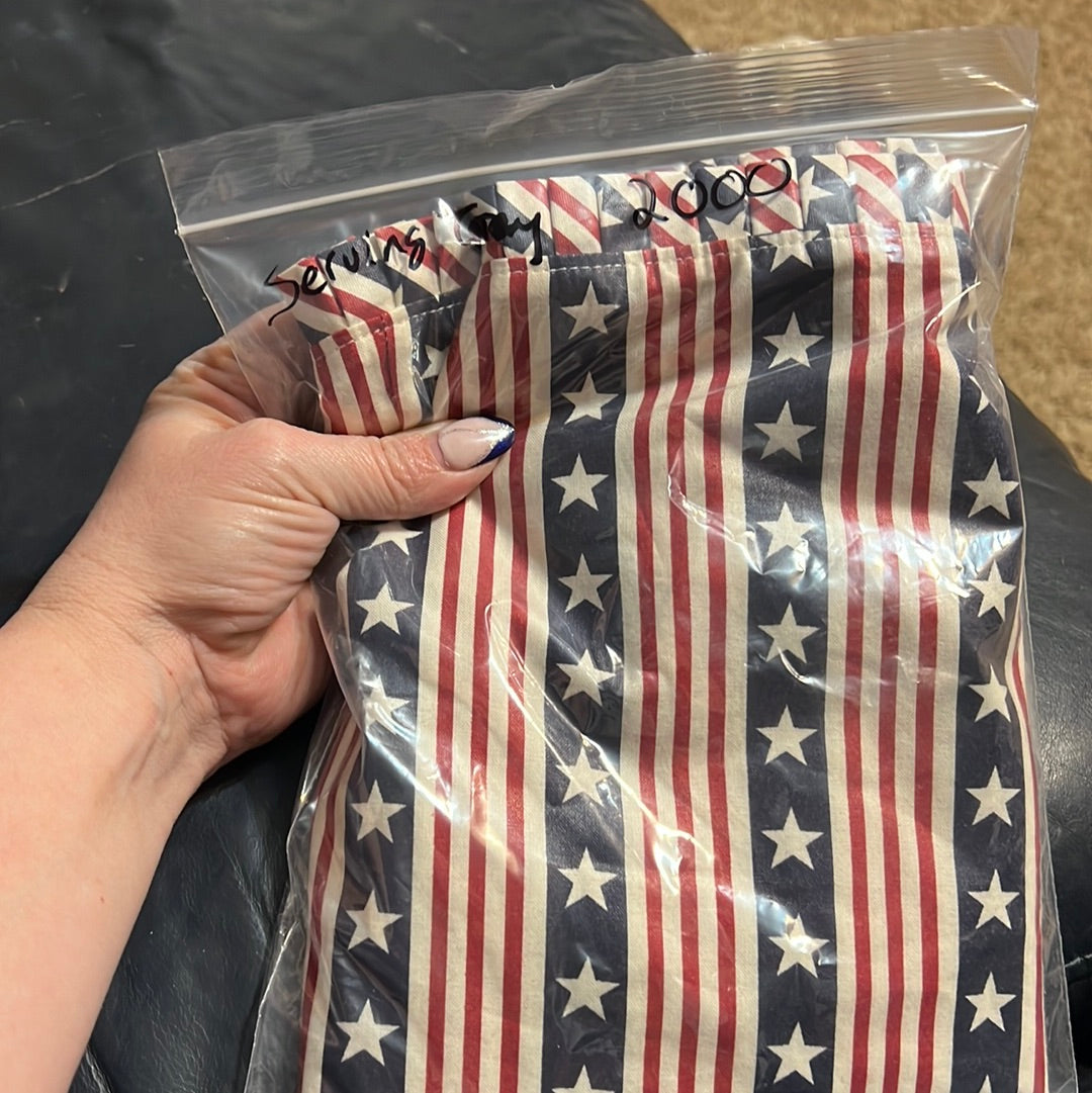 Longaberger 2000 Star Spangled Serving Tray Liner