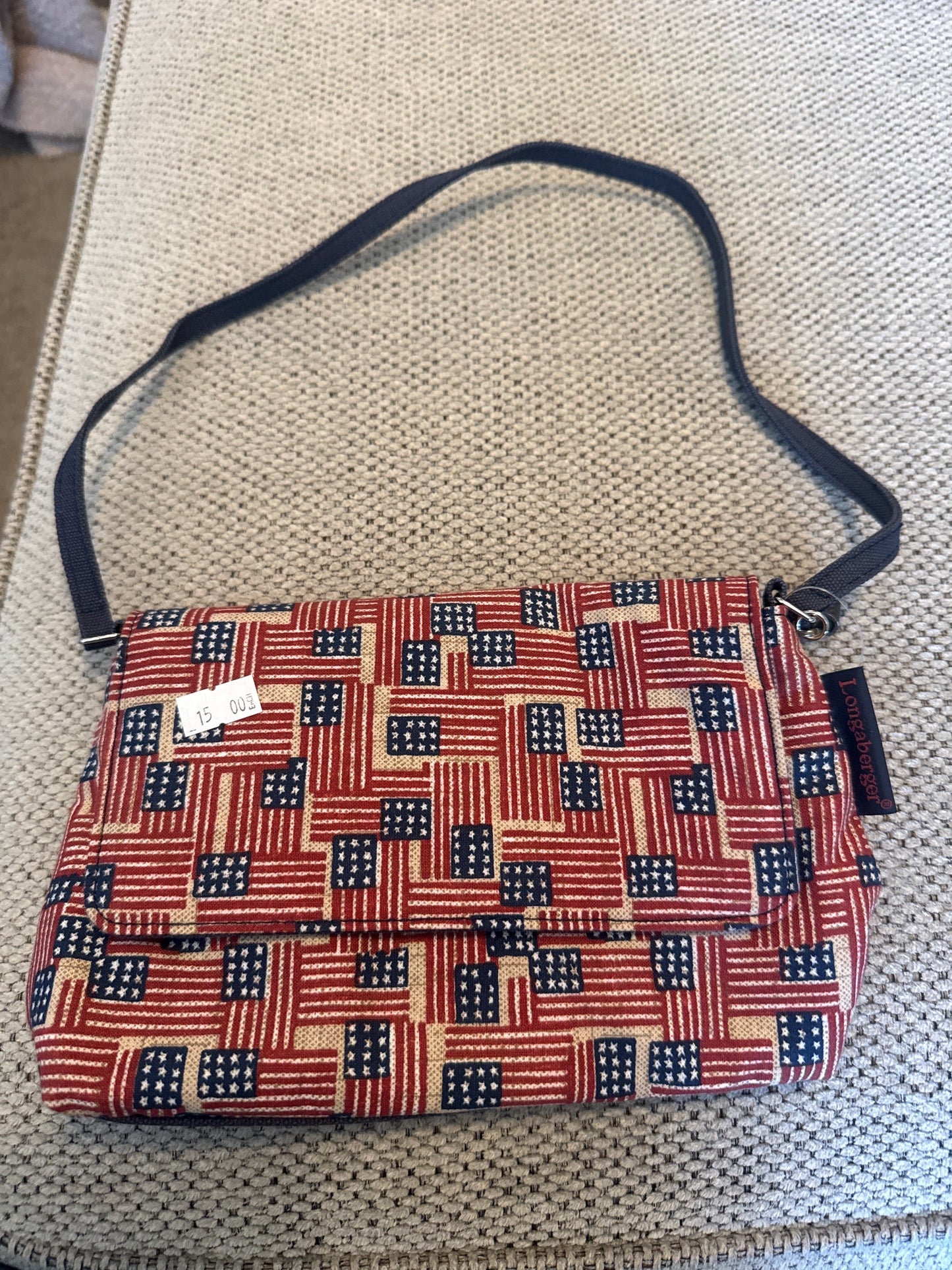 Longaberger old glory purse