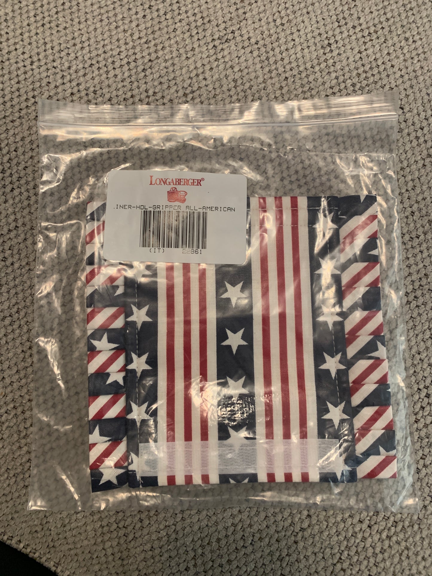Longaberger Handle Gripper in All American