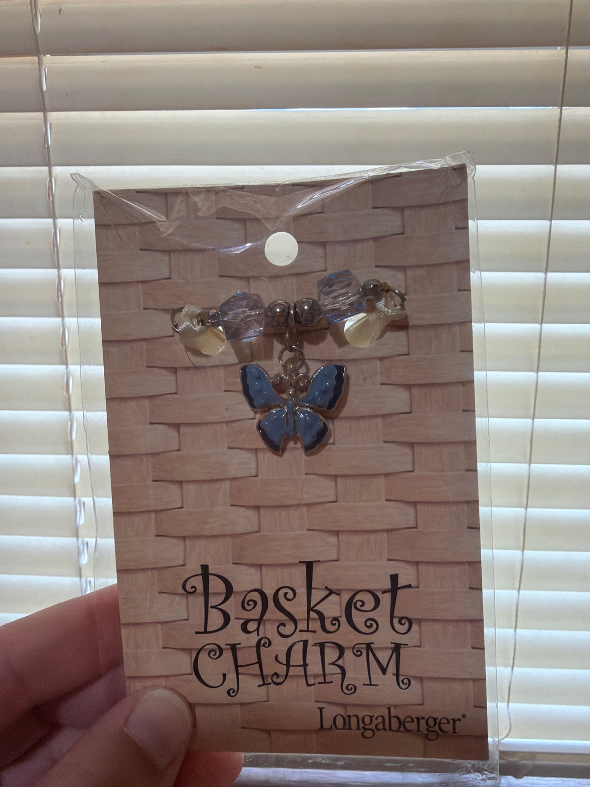 Longaberger Basket Charm butterfly