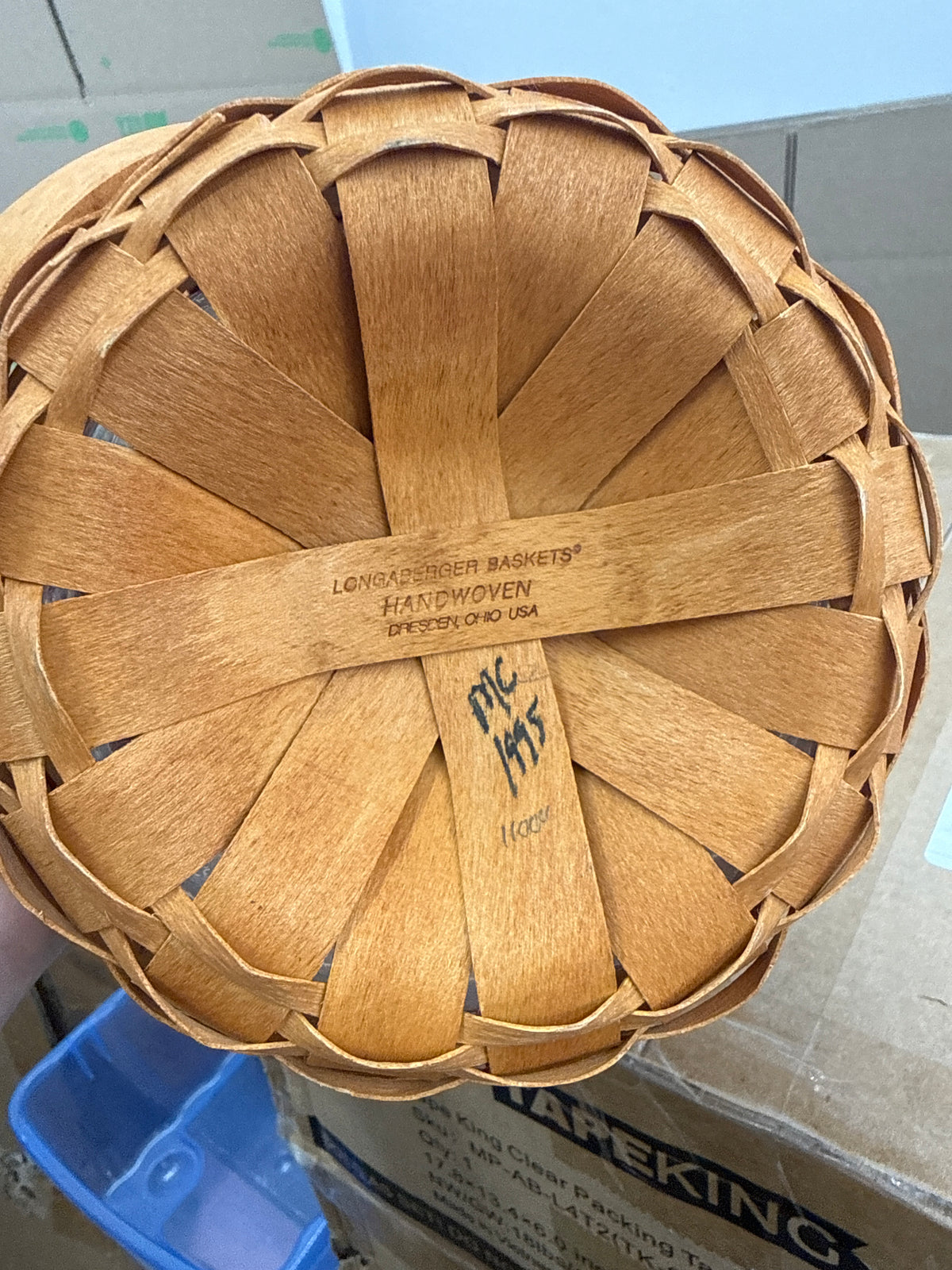 Longaberger small fruit basket with protector