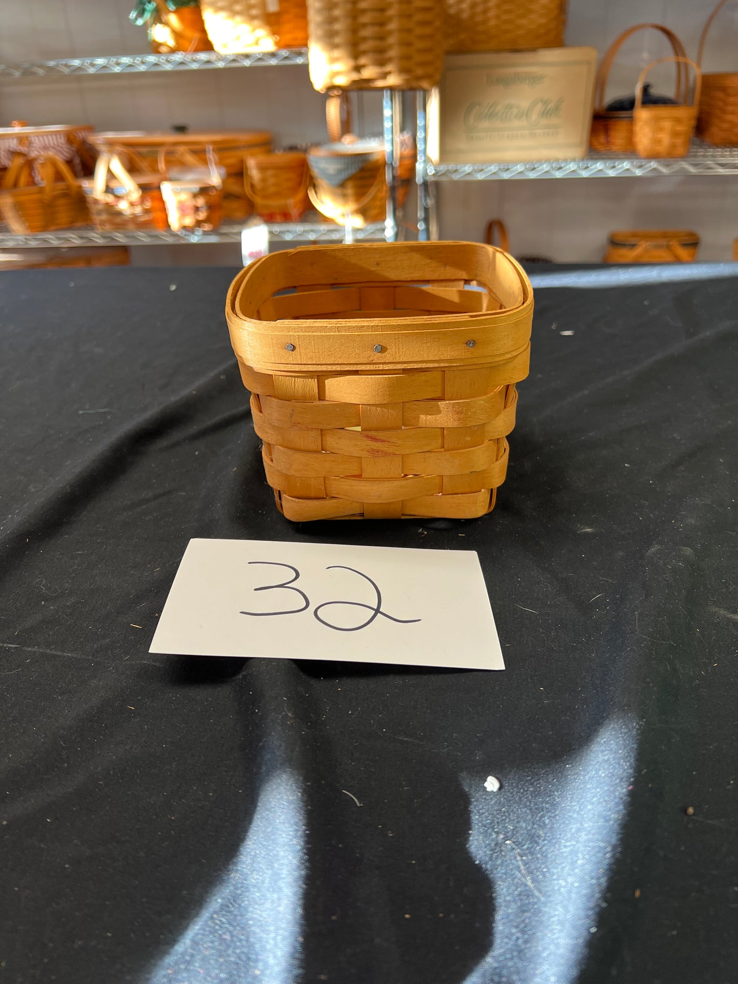 Longaberger teaspoon basket