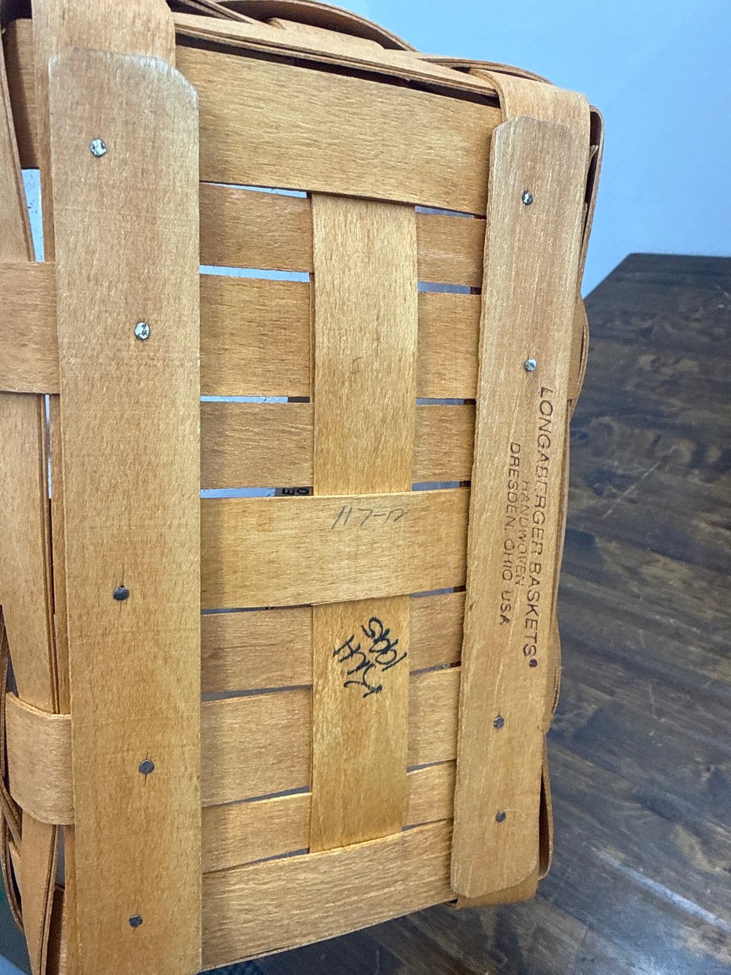 Longaberger spring basket with protector