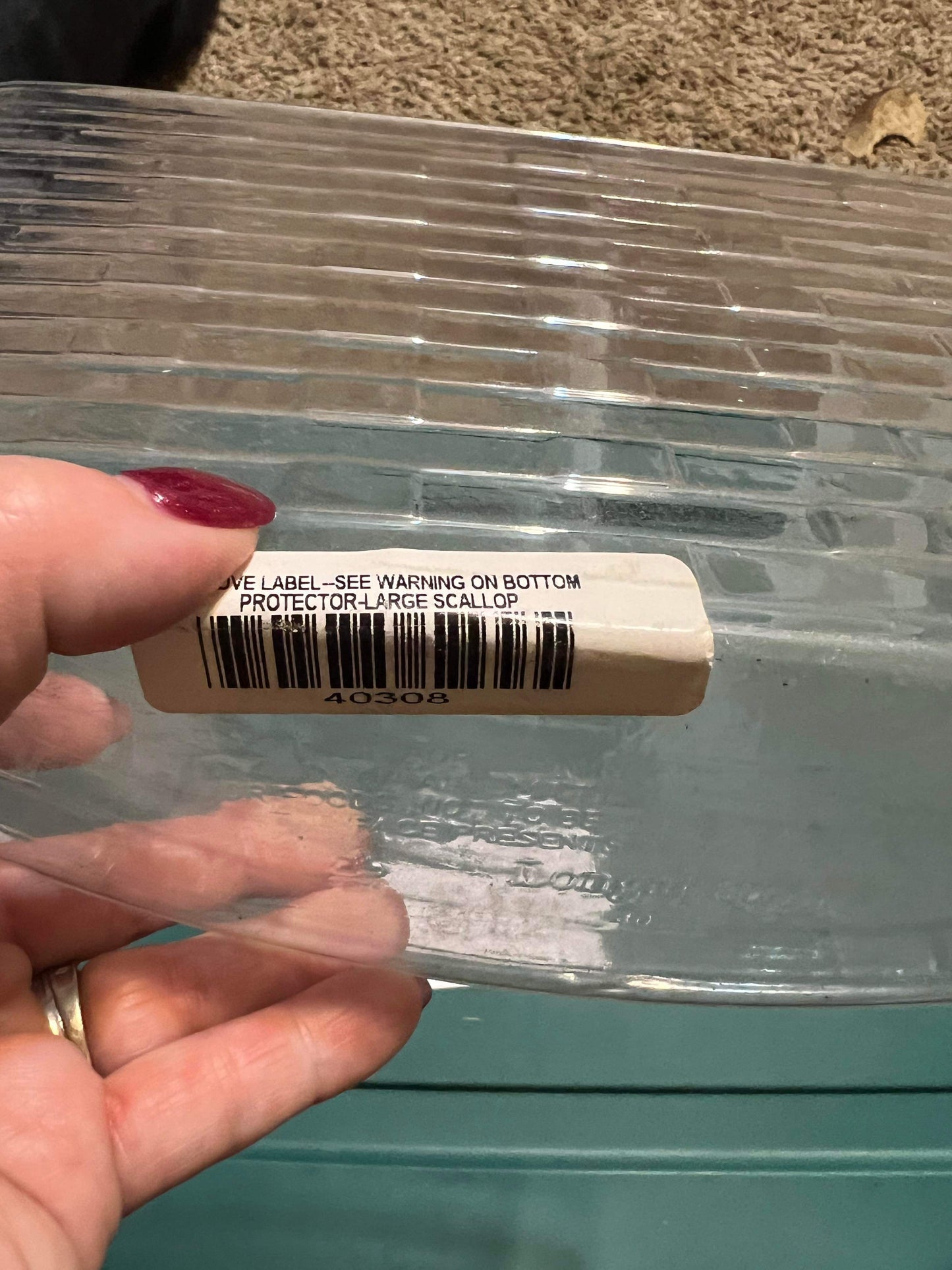 Longaberger Large Scallop Protector