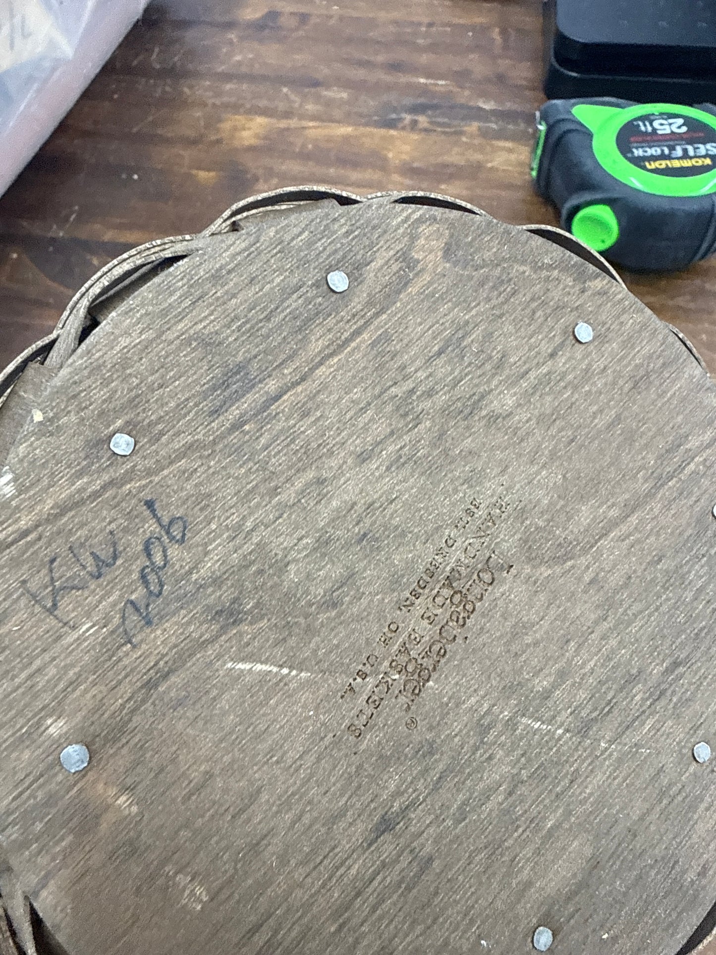 Longaberger coaster basket