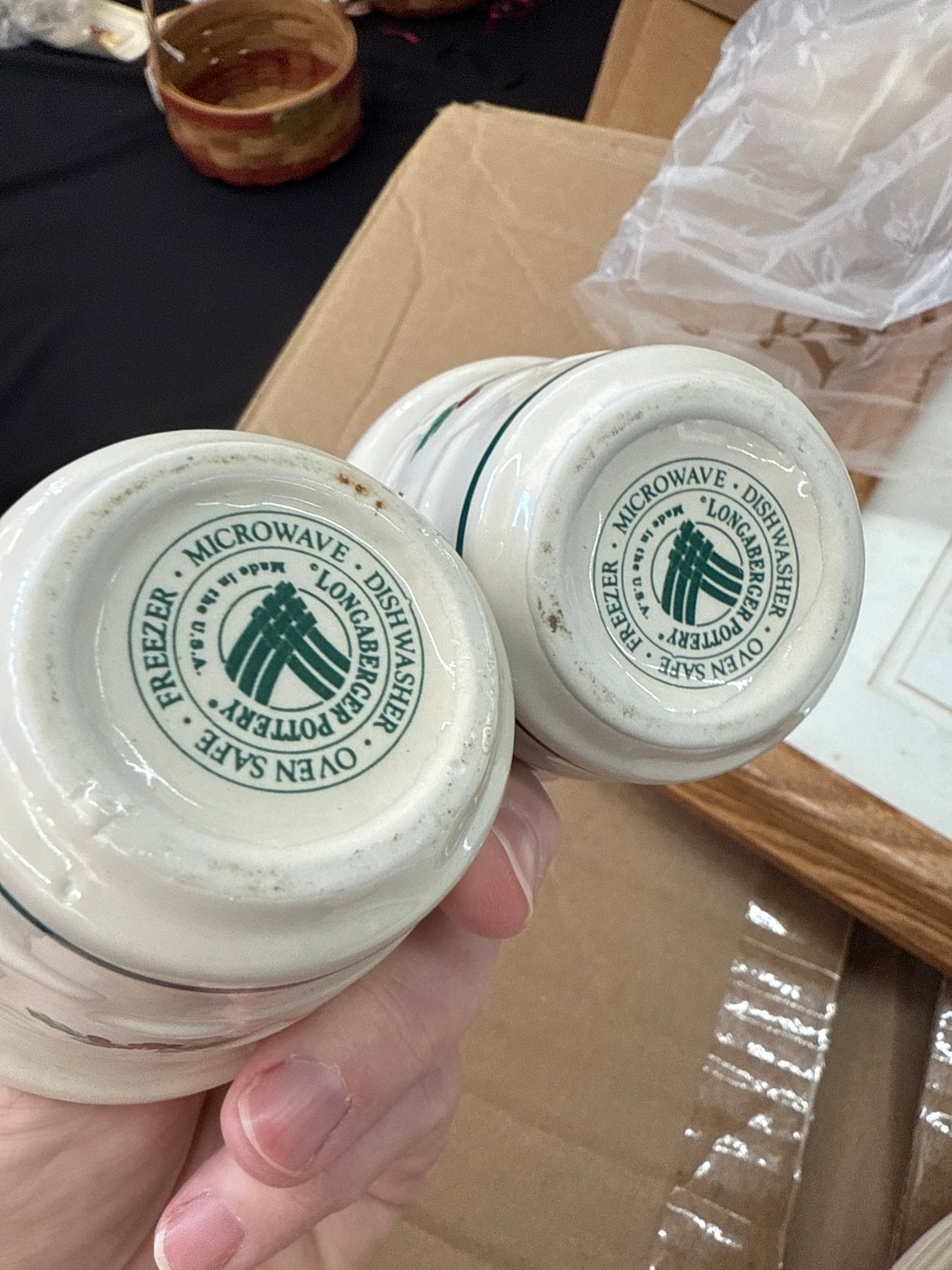 Longaberger Holly votives
