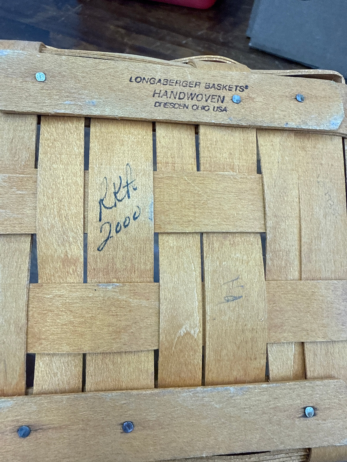 Longaberger small berry basket