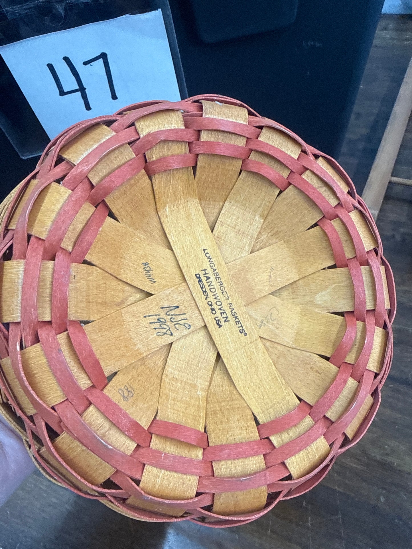 Longaberger Mother’s Day rings and things basket