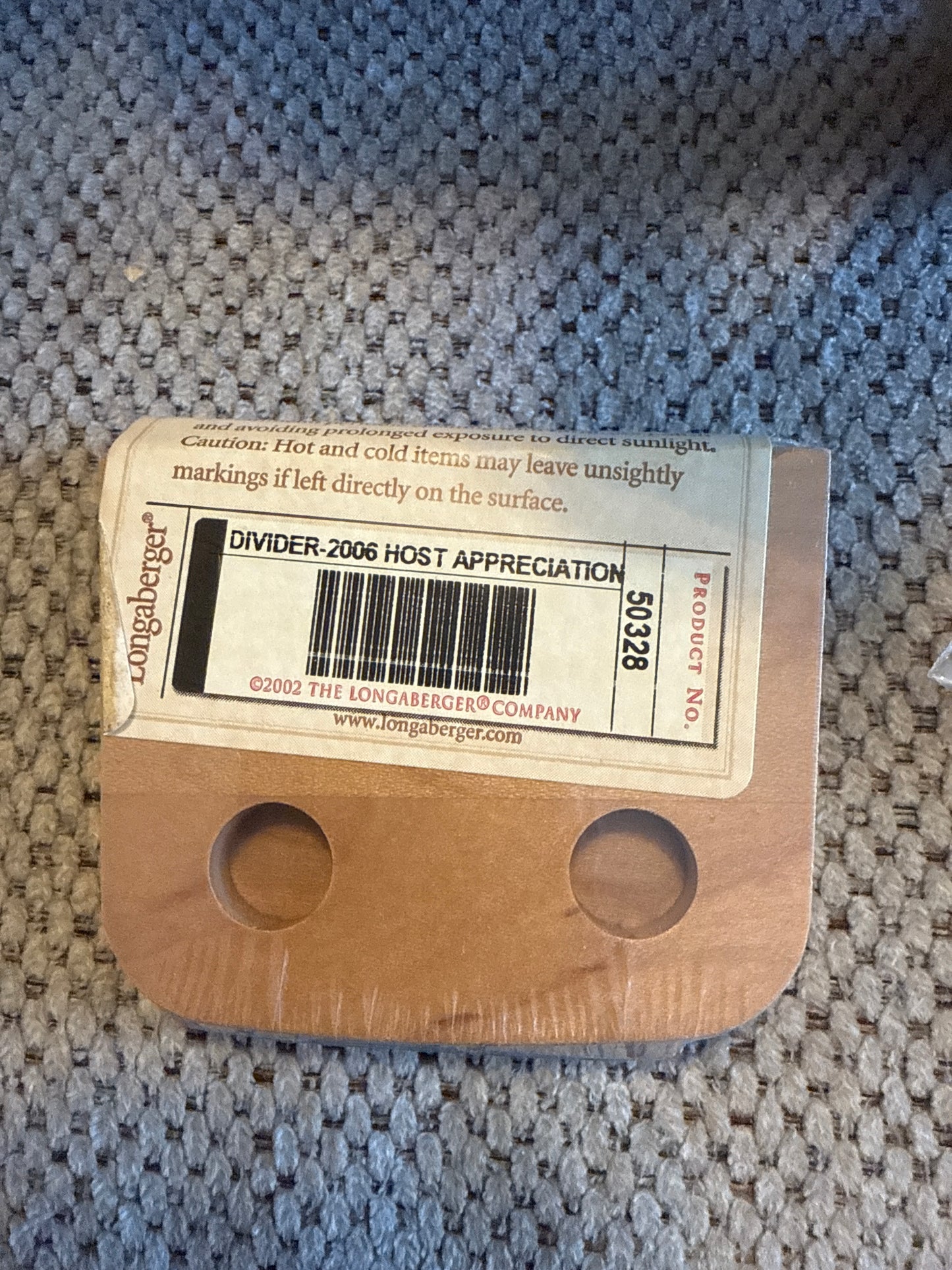 Longaberger 2006 hostess appreciation divider